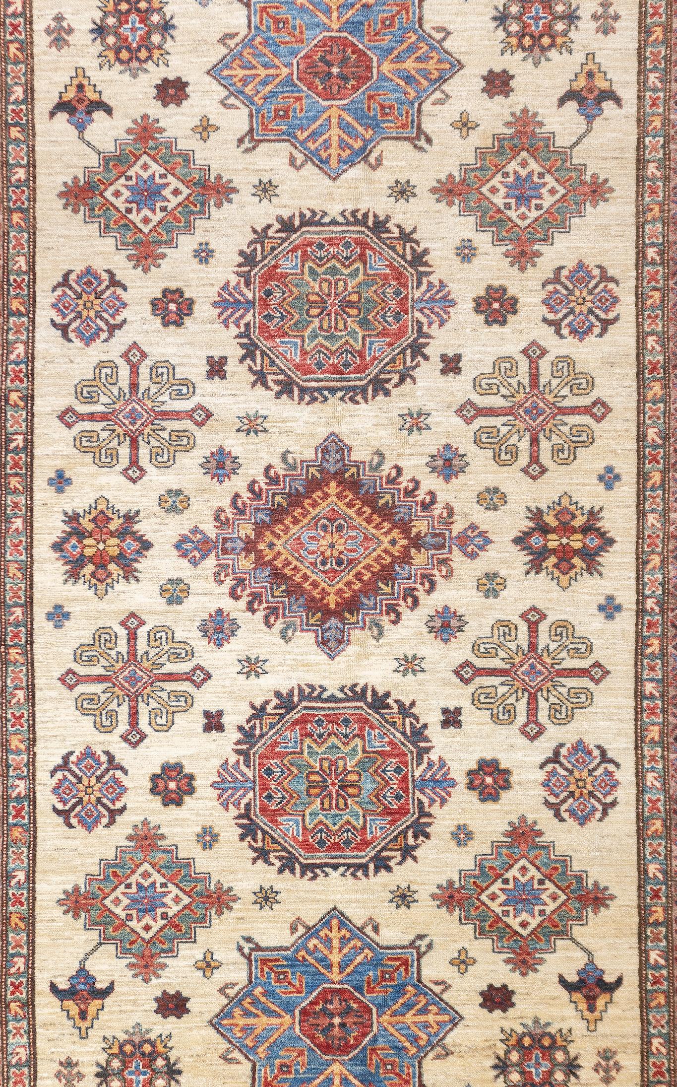 Pakistani Kazak Rug 5'7'' x 9'1'' For Sale