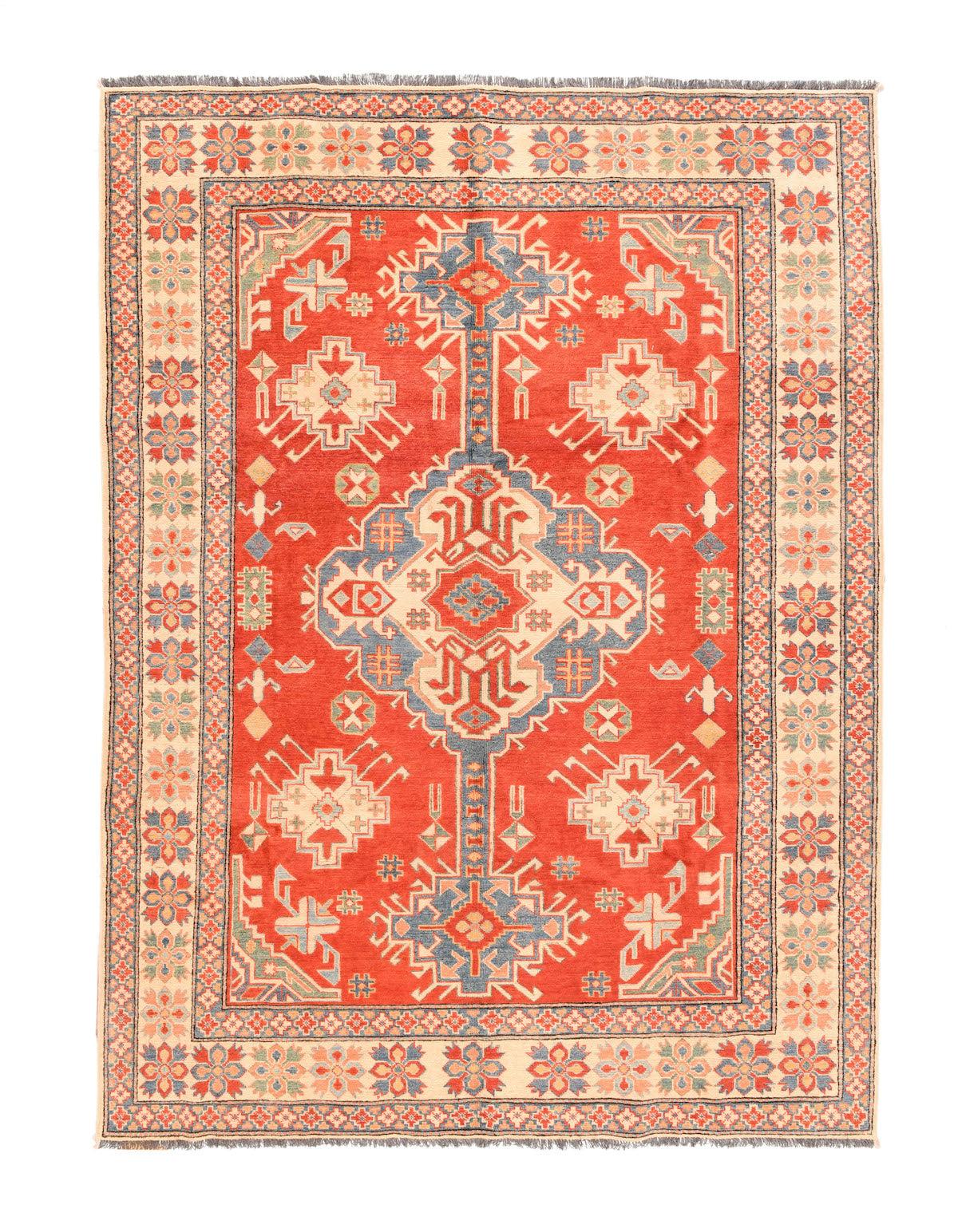Kazak-Teppich 6'5'' x 8'6'' (Pakistanisch) im Angebot
