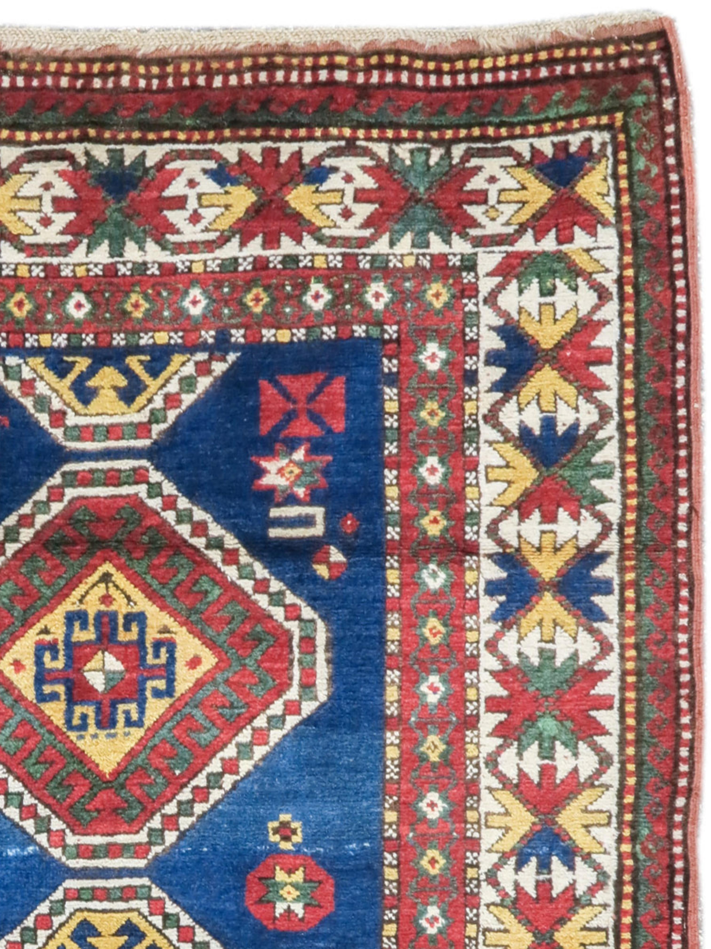 Kazak-Teppich, um 1900 (Kaukasisch) im Angebot