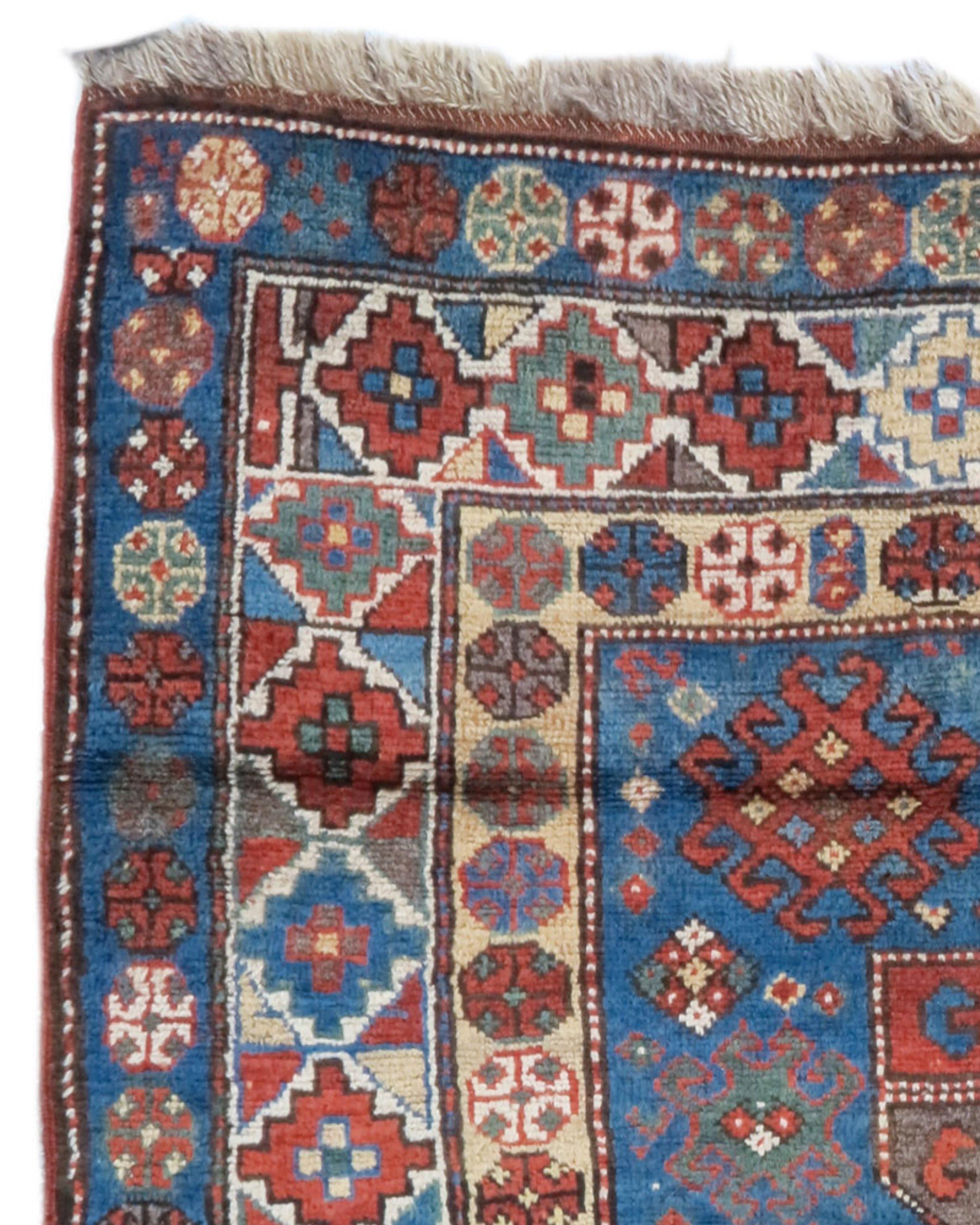 Kazak-Teppich, um 1900 (Kaukasisch) im Angebot