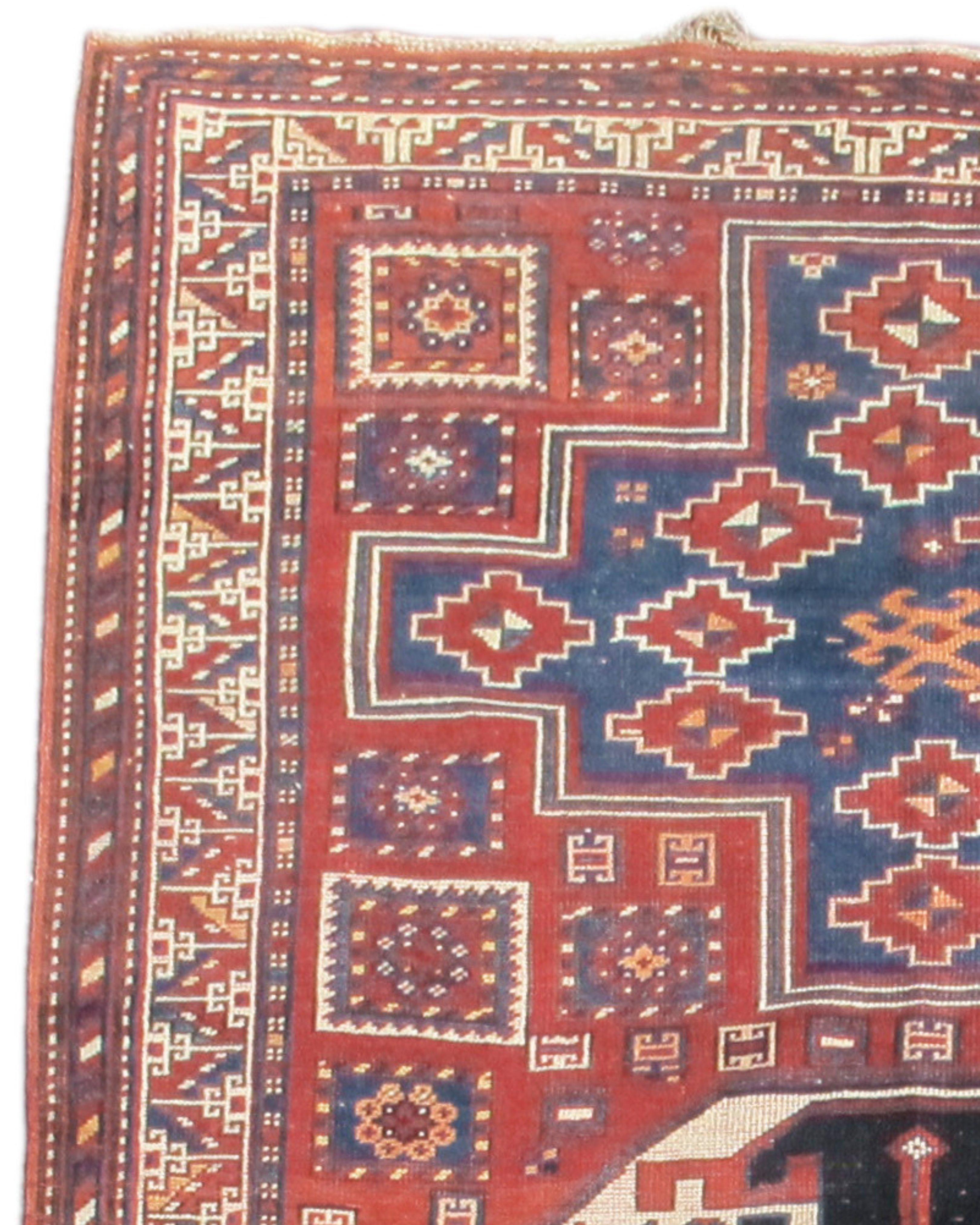 Caucasian Kazak Rug, c. 1900 For Sale