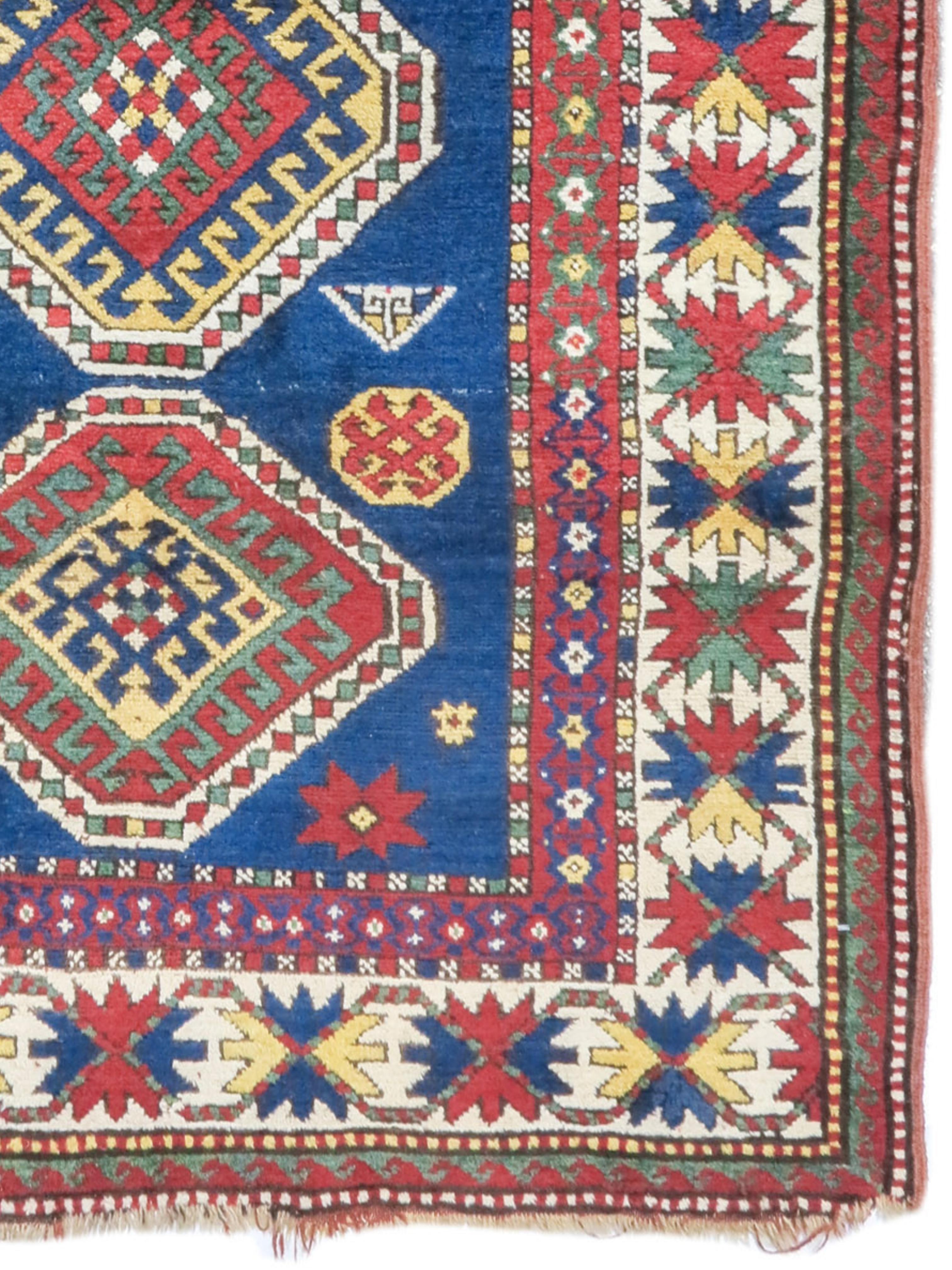 Kazak-Teppich, um 1900 (Handgeknüpft) im Angebot