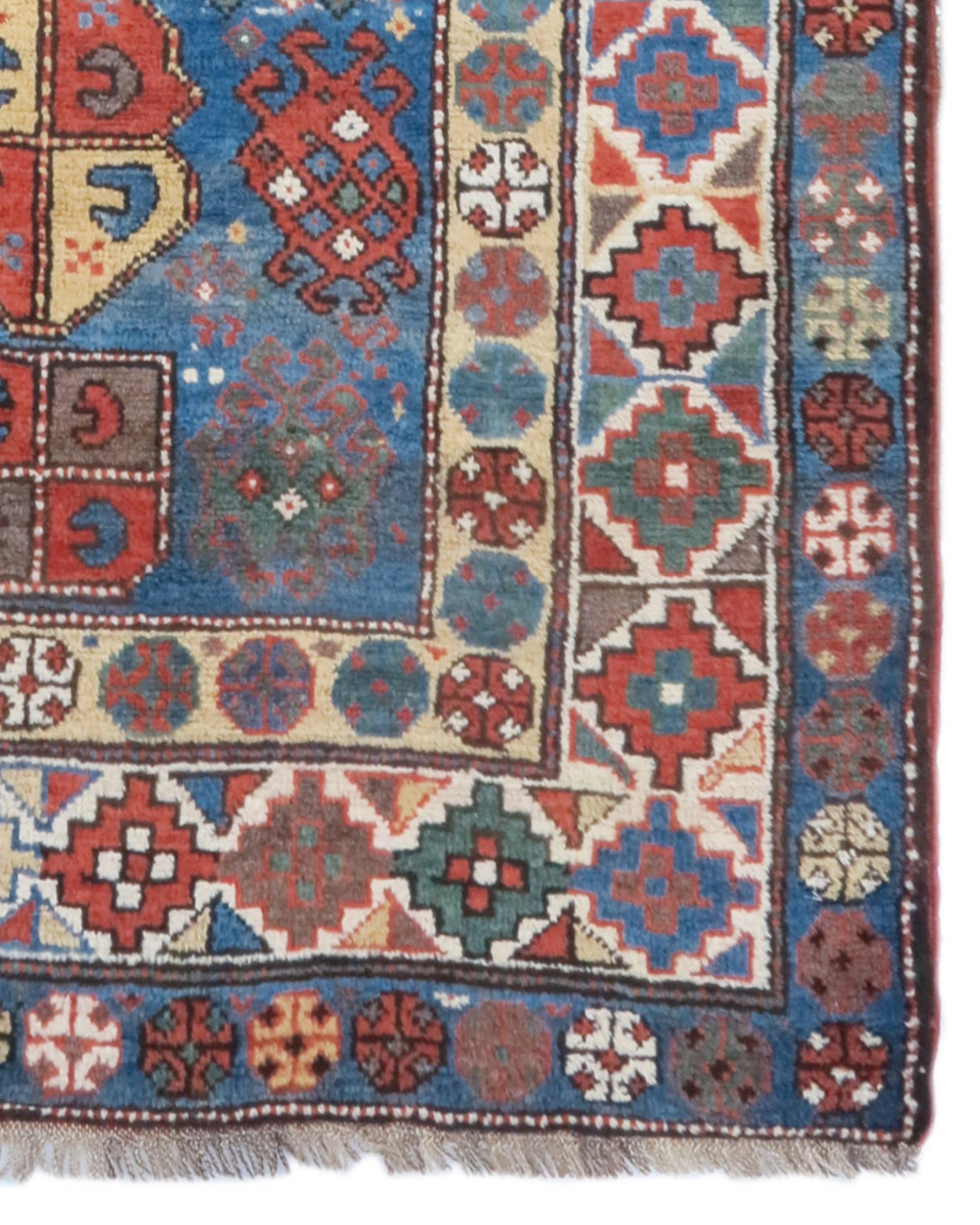 Kazak Rug, c. 1900 In Excellent Condition For Sale In San Francisco, CA