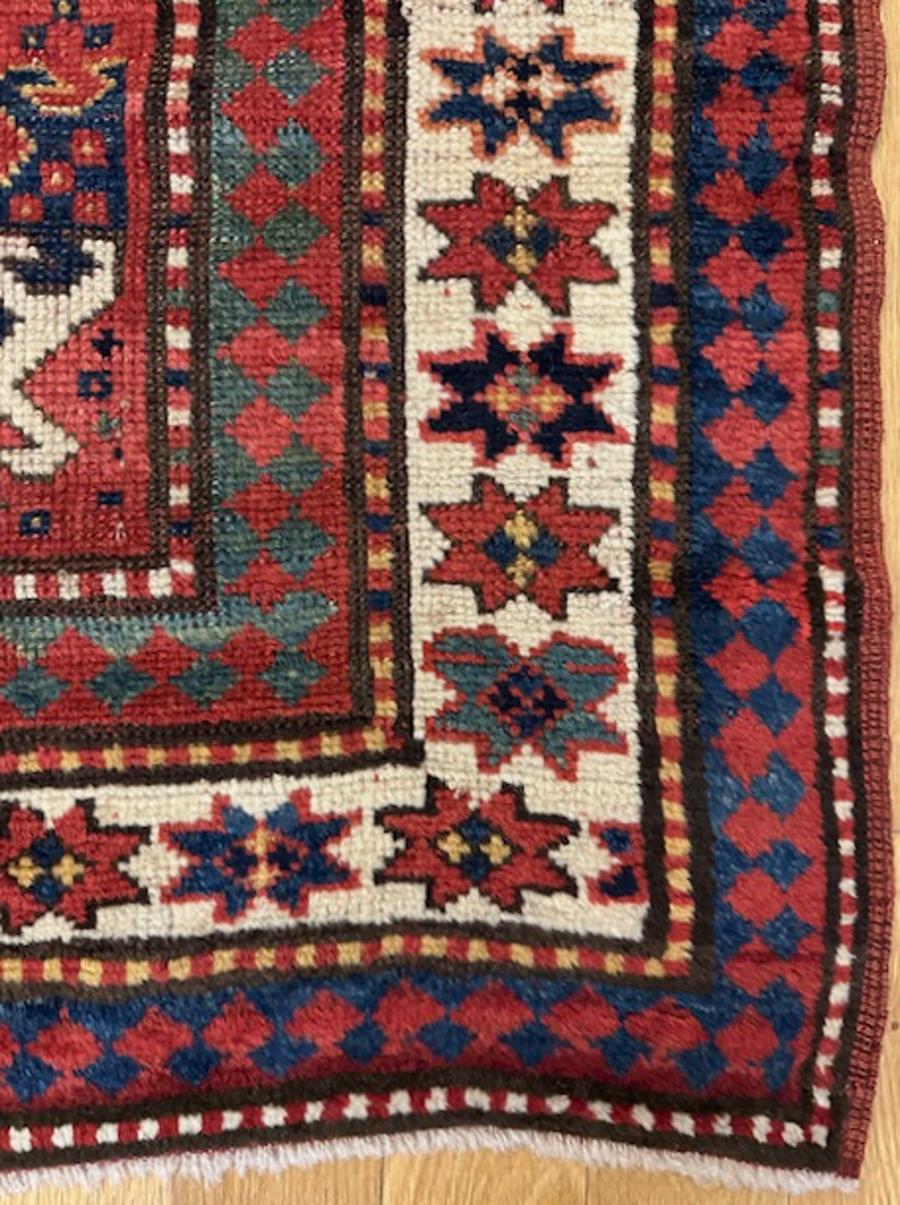 Tessuto a mano Tappeto Kazak in vendita