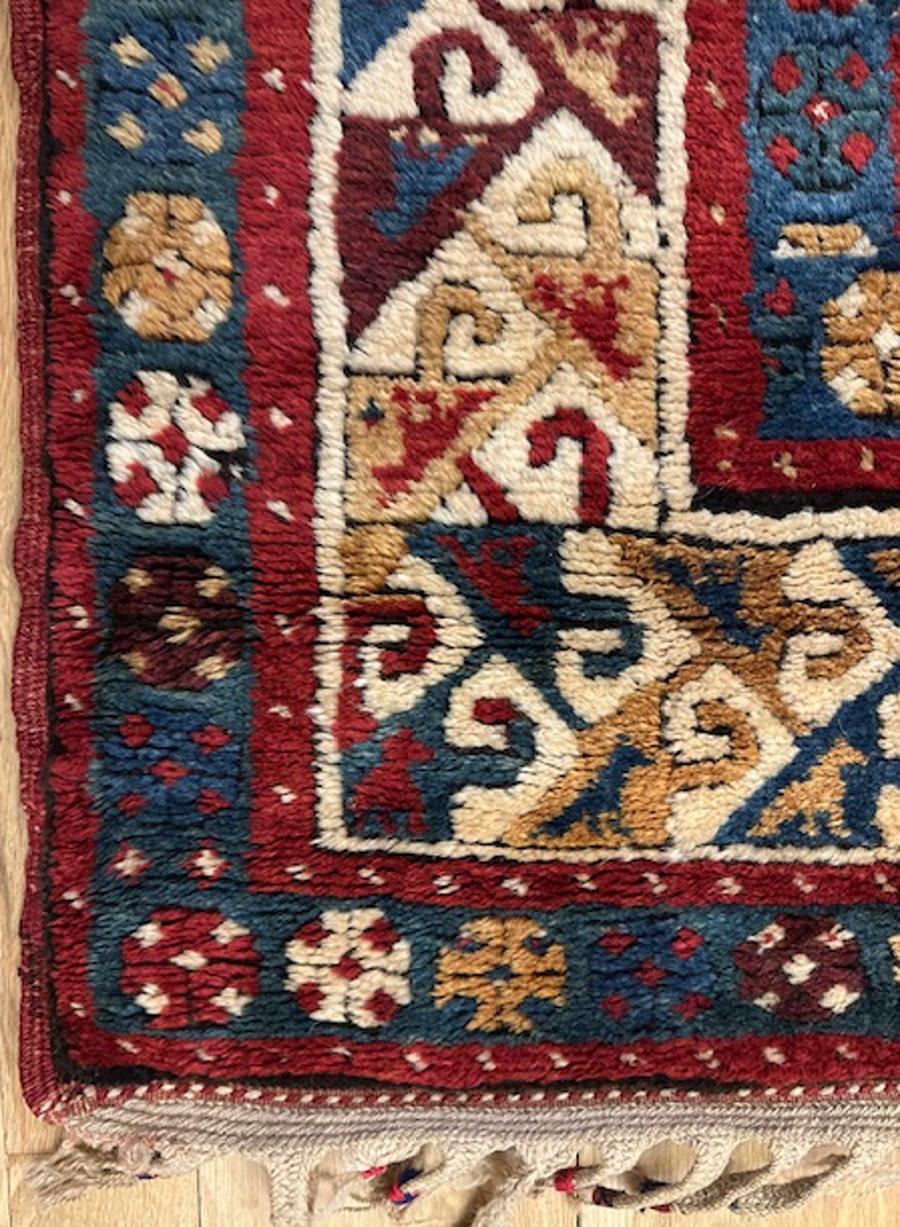 Hand-Woven Kazak rug For Sale