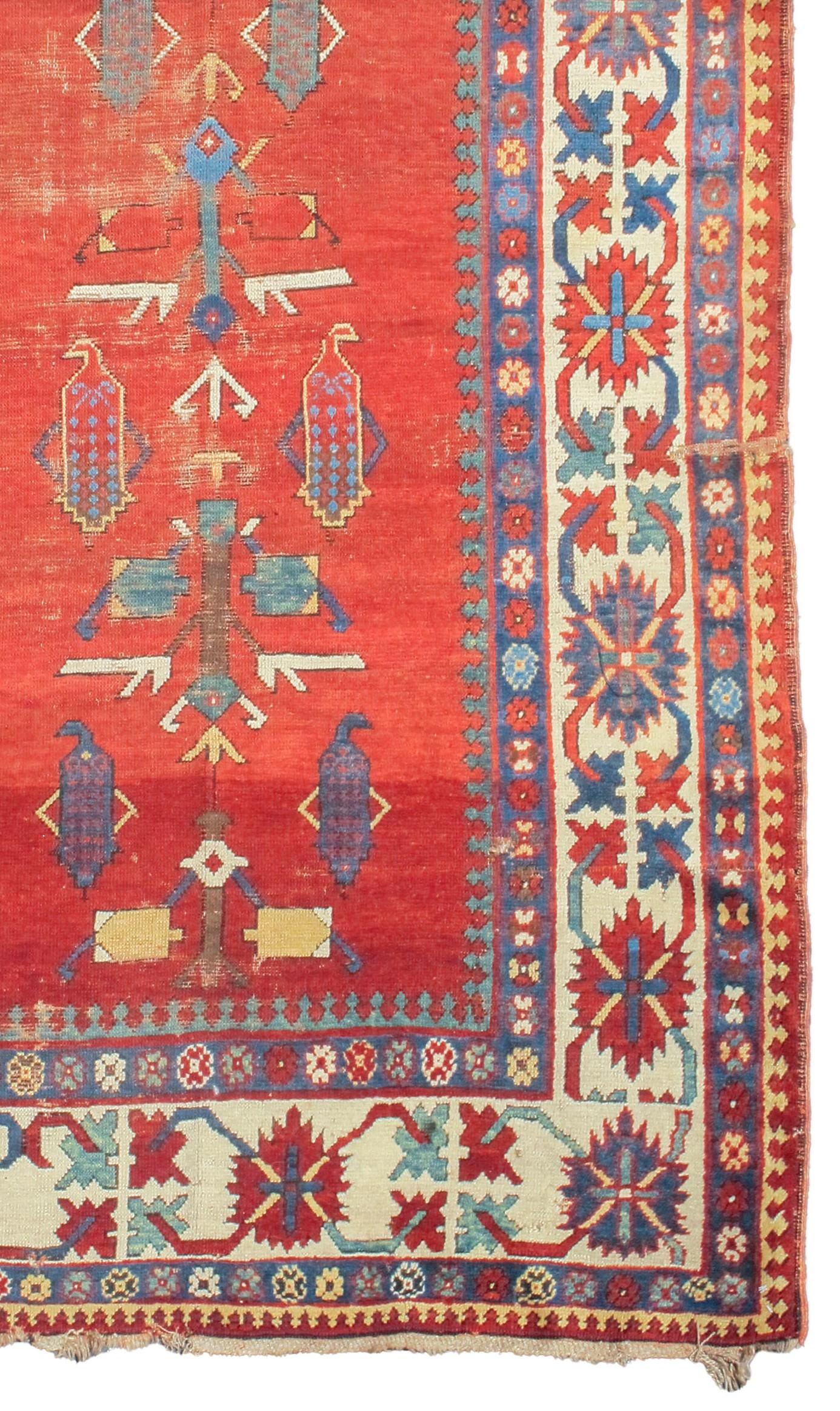 Hand-Knotted Kazak rug For Sale