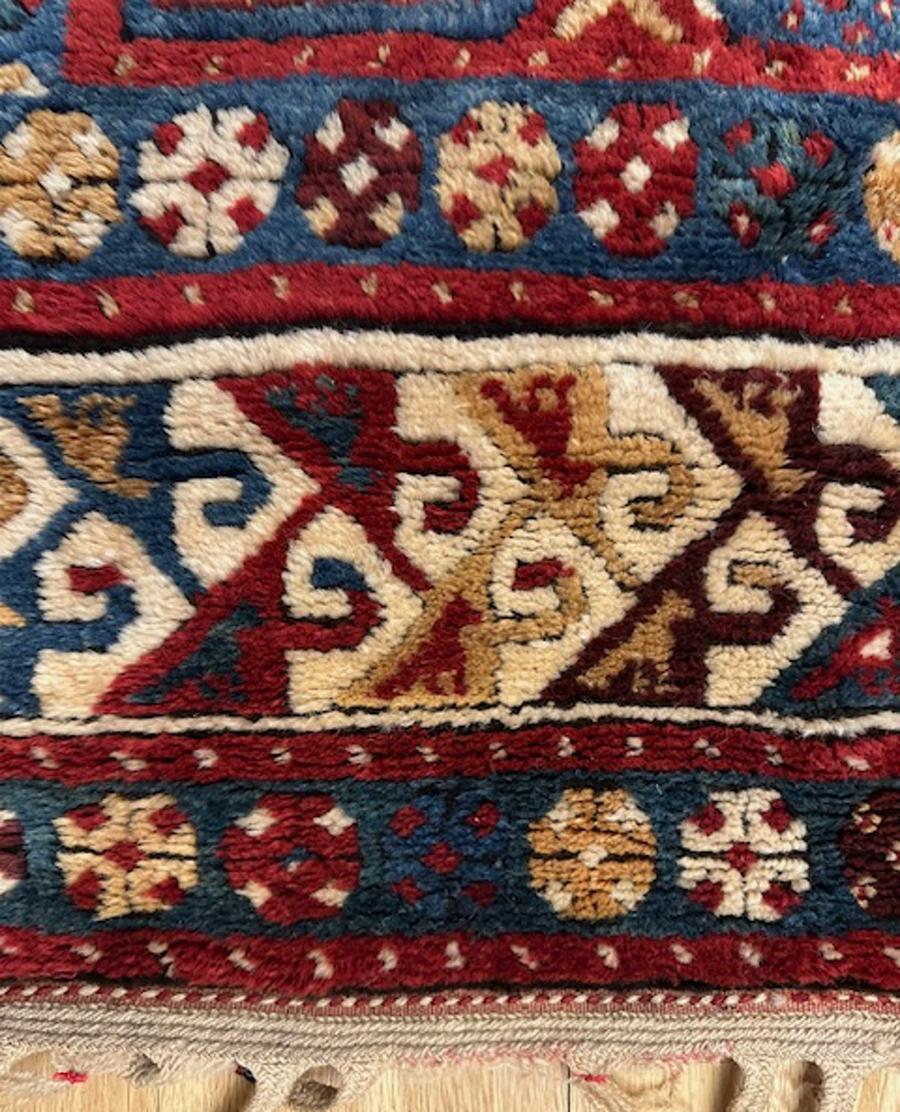 Late 19th Century Kazak rug For Sale