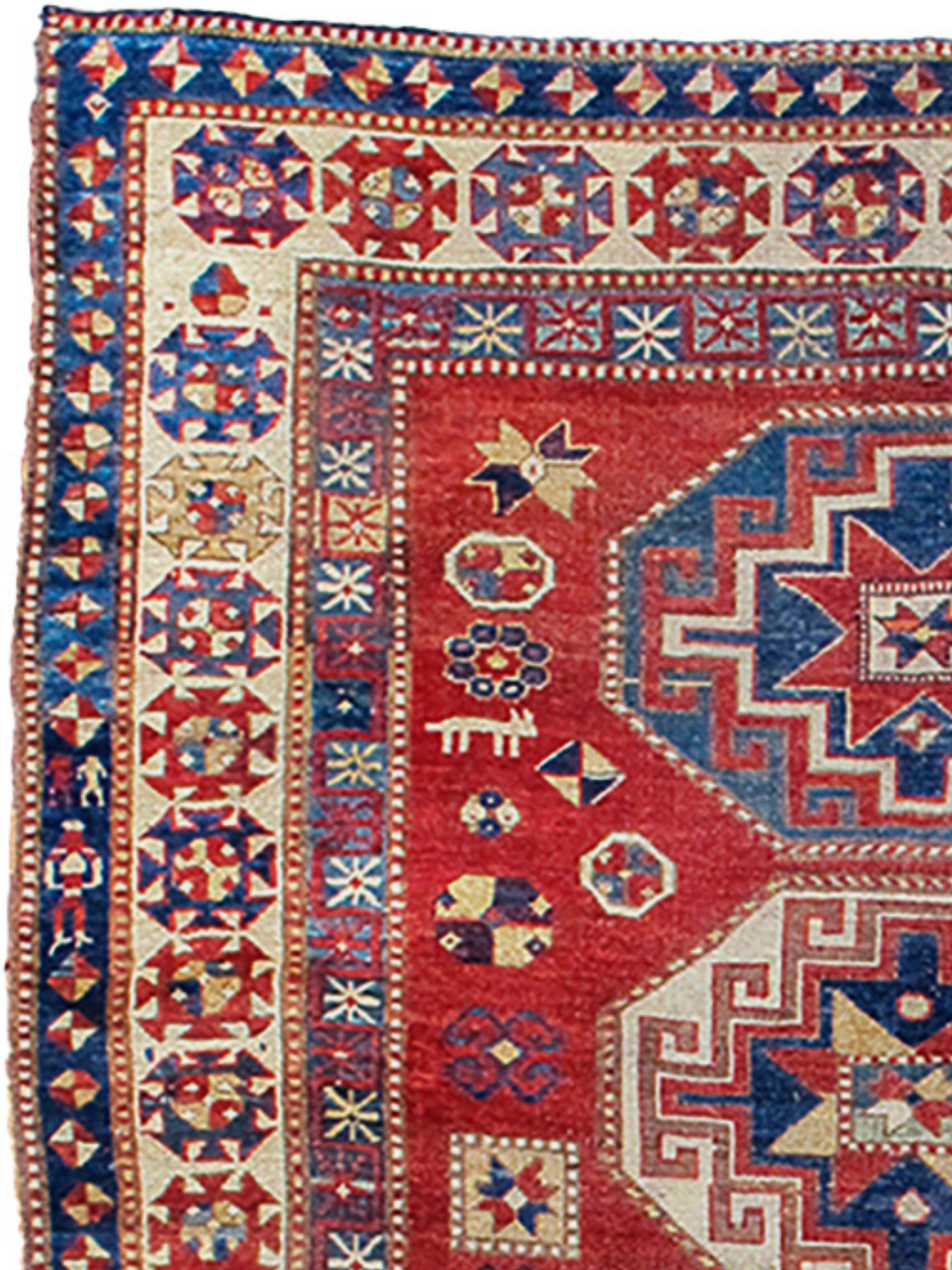 Tappeto Kazak, fine XIX secolo

Informazioni aggiuntive:
Dimensioni: 4'10