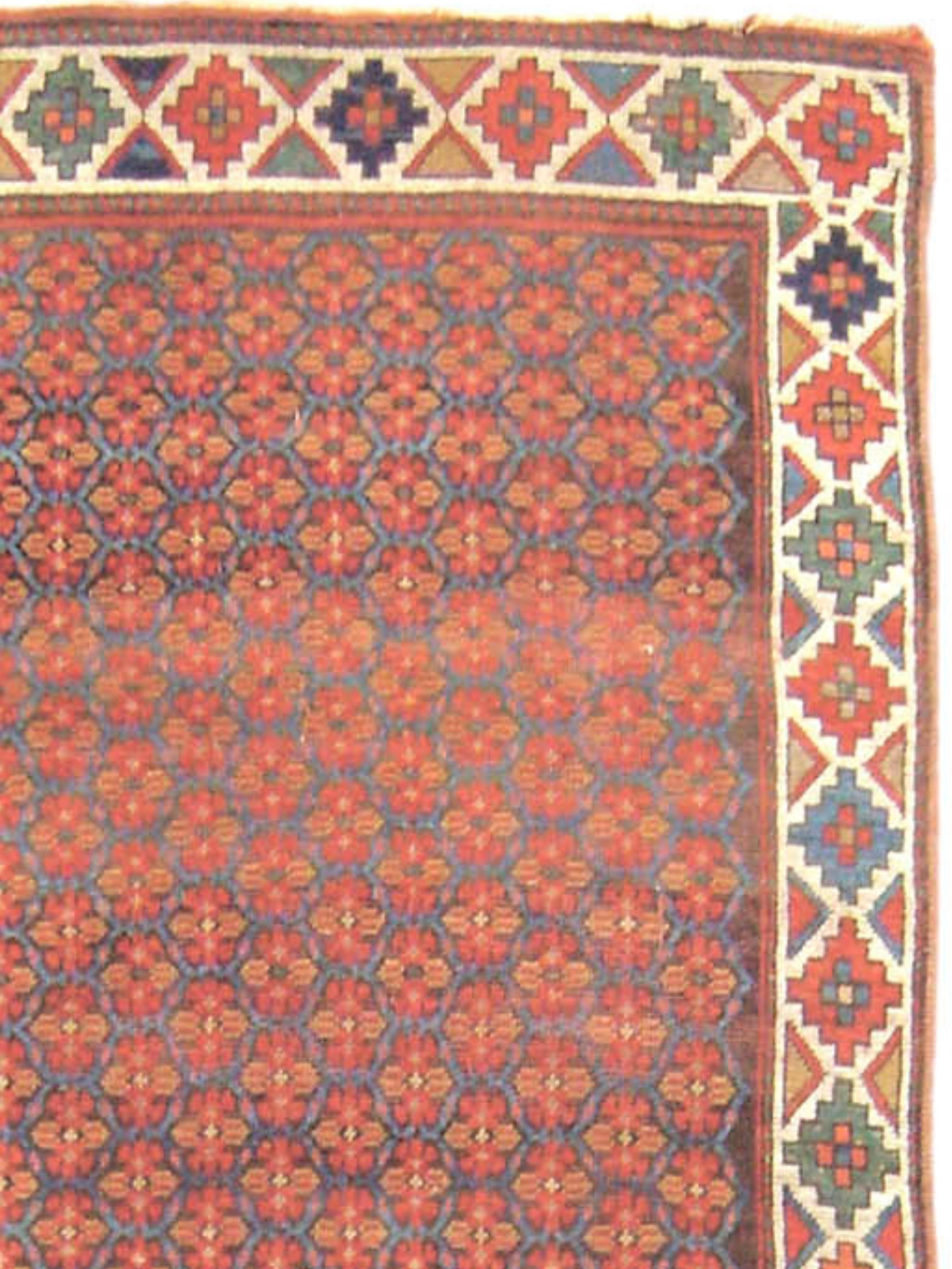 Tapis kazak, fin du 19e siècle

Dimensions : 4'2
