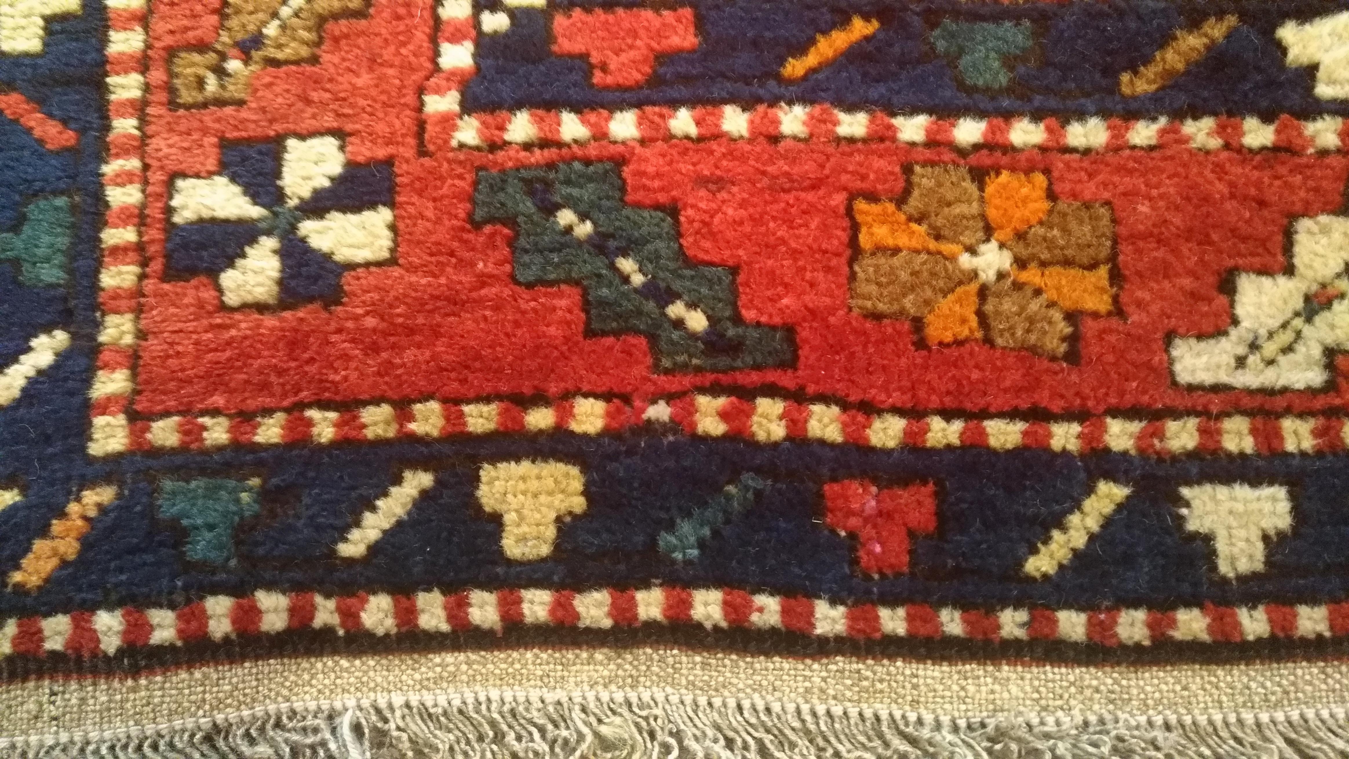  Kasachstan-Teppich Moghan - Nr. 229 im Zustand „Hervorragend“ im Angebot in Paris, FR