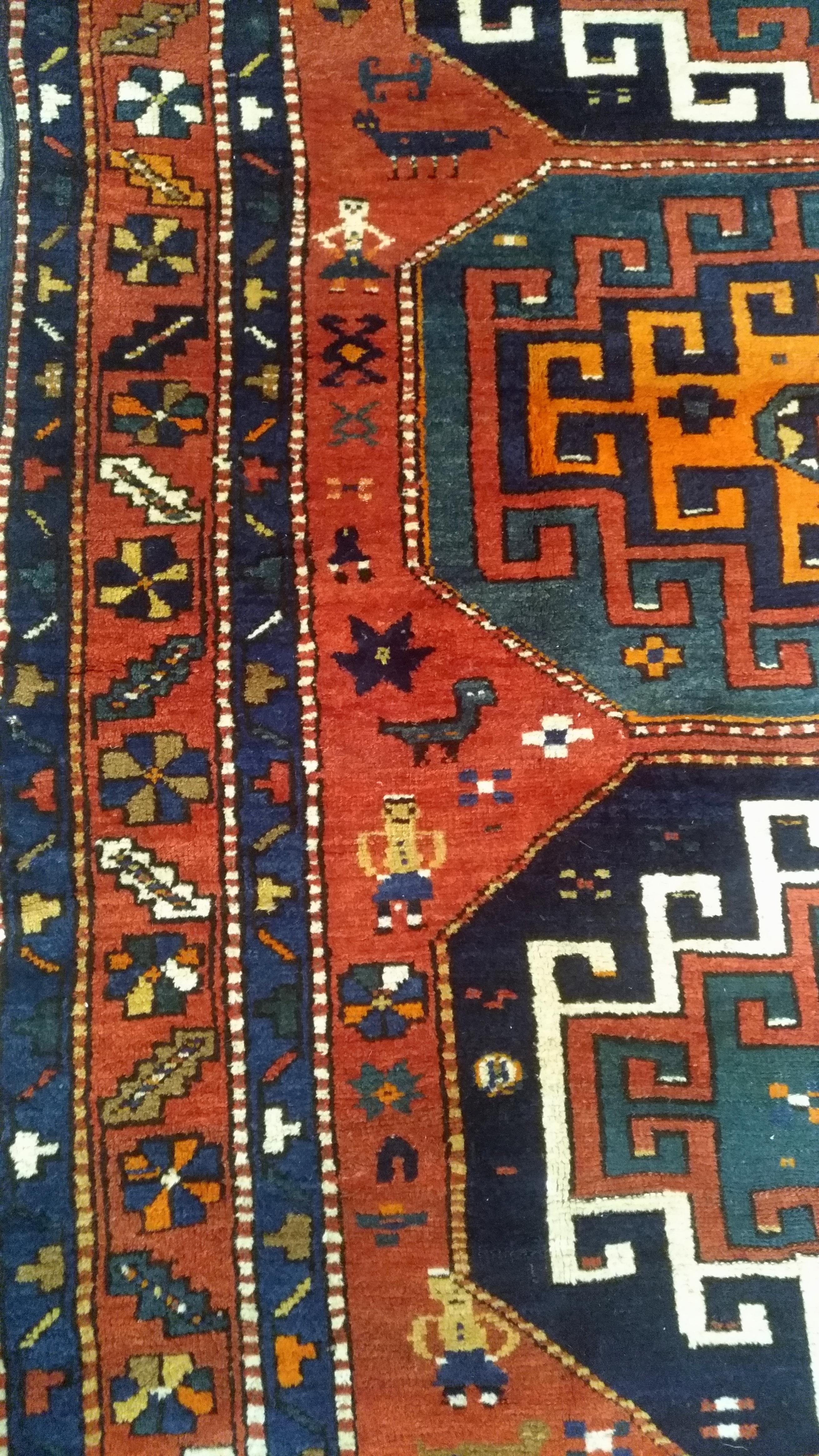  Kasachstan-Teppich Moghan - Nr. 229 im Angebot 1