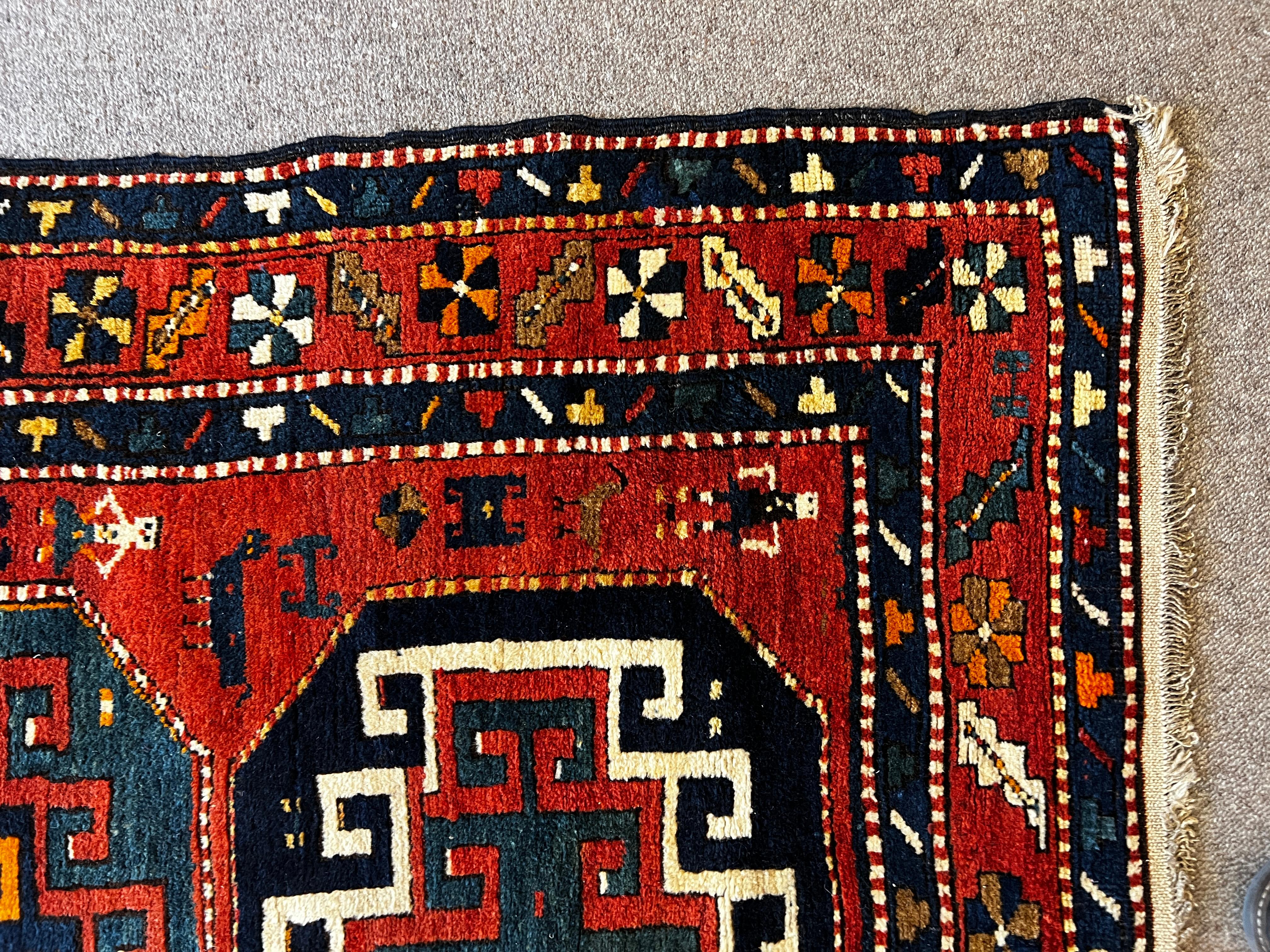  Kasachstan-Teppich Moghan - Nr. 229 im Angebot 4