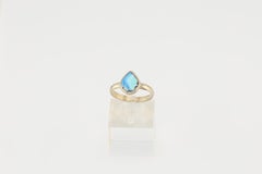 Kazakhstan turquoise ring, natural color