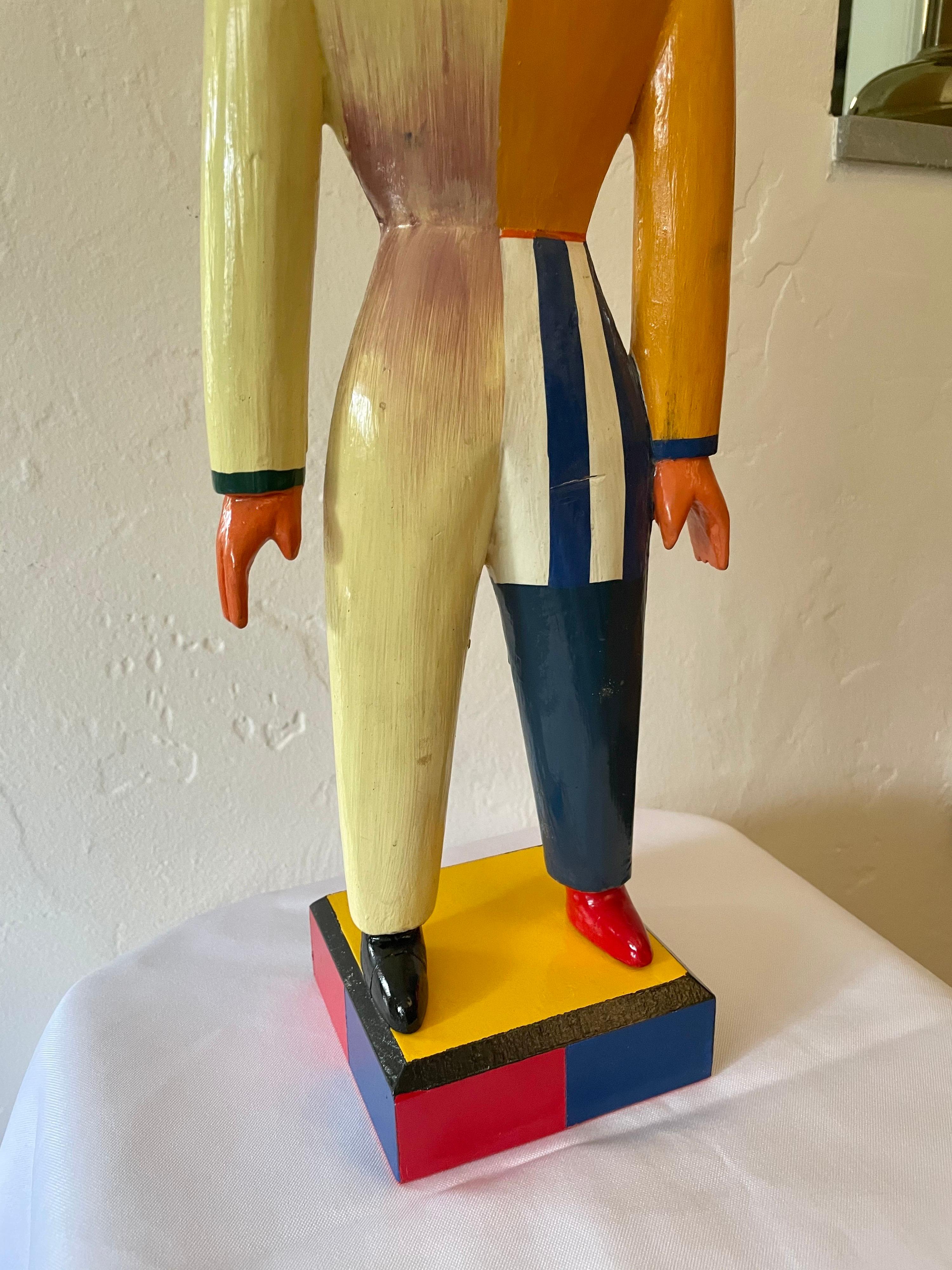 Kazimir Malevich Sculptures avant-gardes Sportsmen, Groupe original de 4 pièces en vente 7