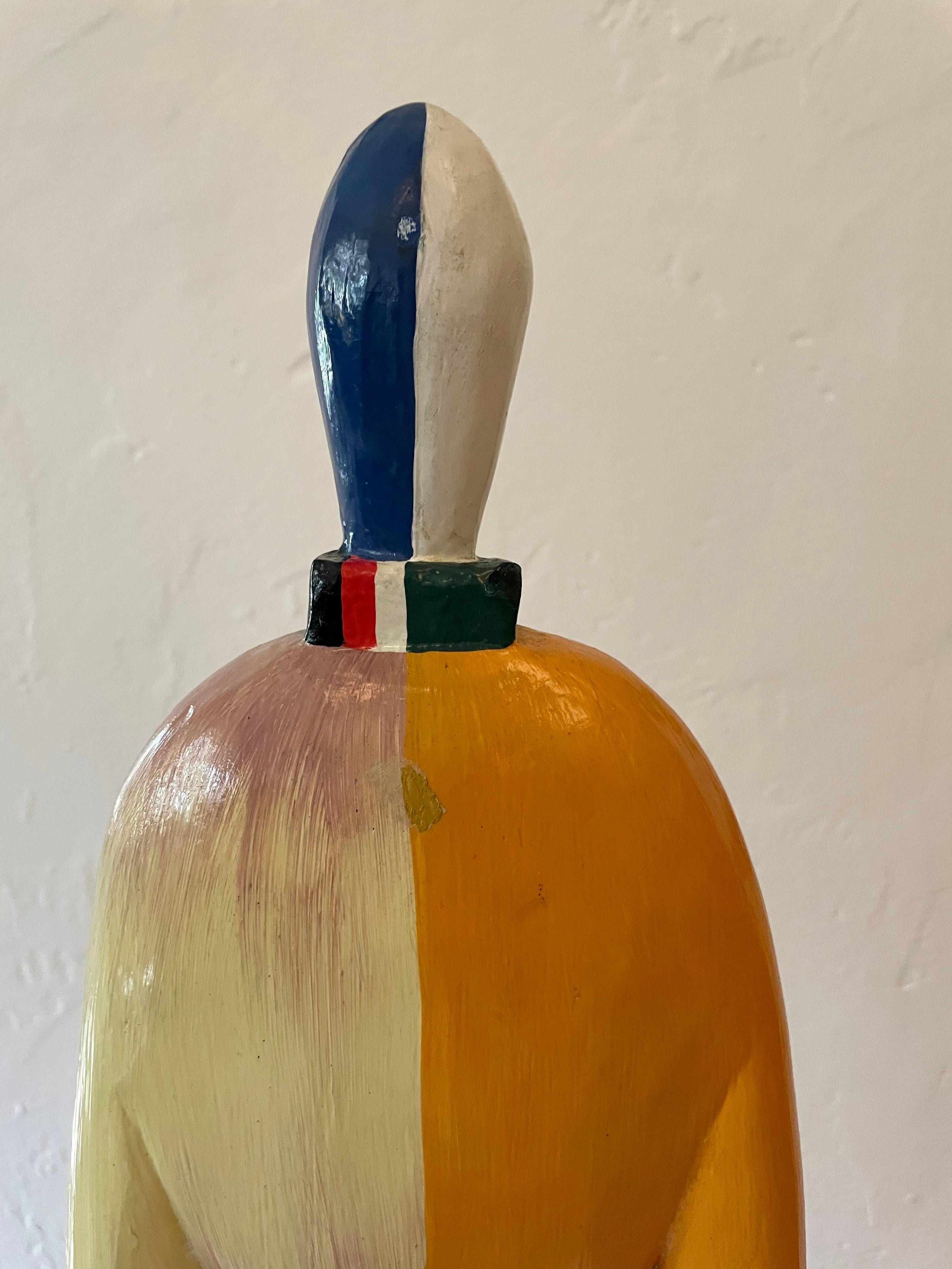 Fin du 20e siècle Kazimir Malevich Sculptures avant-gardes Sportsmen, Groupe original de 4 pièces en vente