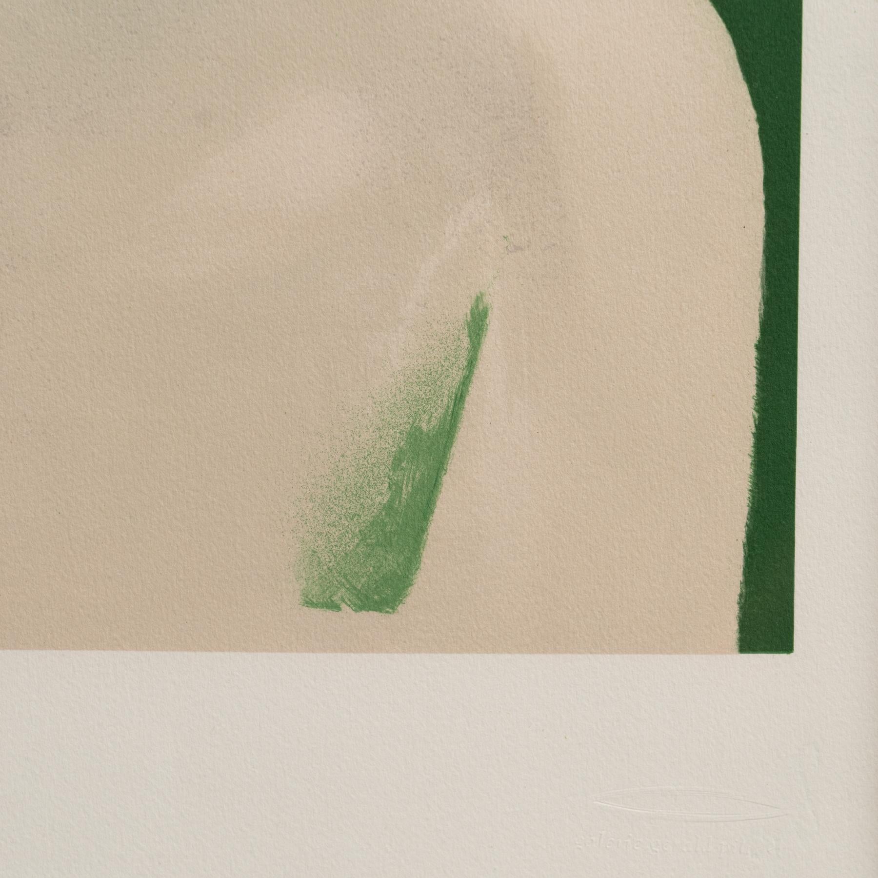 Kazimir Malevich „Porträt einer weiblichen Figur“, groß gerahmte Farblithografie (Papier) im Angebot