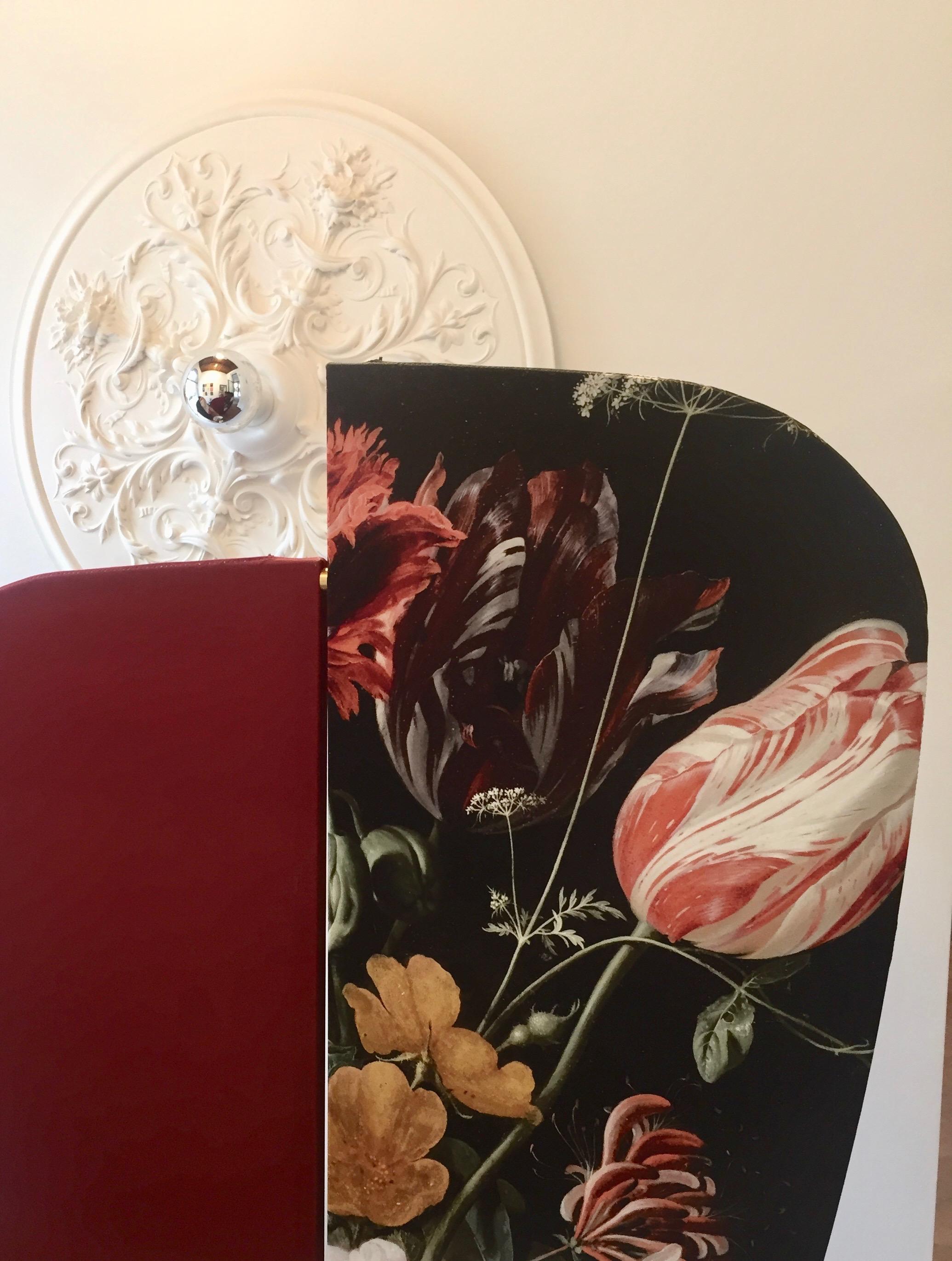 Kazimir-Raumteiler von Col, Floral-Muster Typ B, Dekorteiler inspiriert von Kunst im Angebot 10