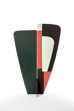 Biombo Kazimir, Tipo A, Revestimiento abstracto en seda de Colé Italia