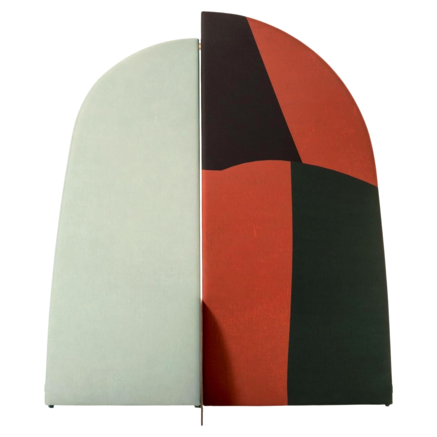 Kazimir Screen, Type B, Abstract Coating in Silk by Colé Italia