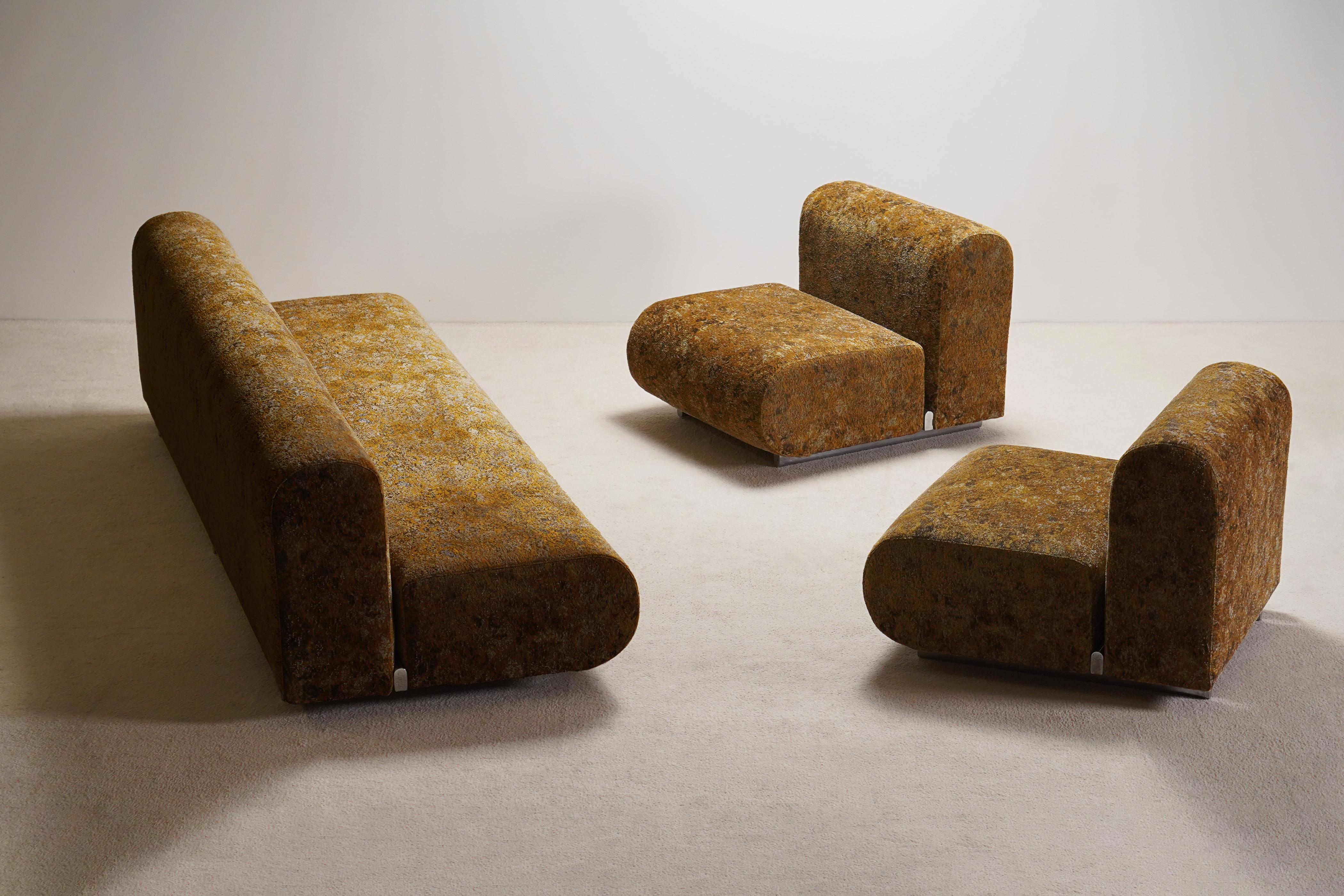 Kazuhide Takahama, Divano Suzanne a 4 o 3 posti. Edizione Gavina, 1965. in vendita 1