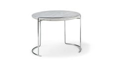 Kazuhide Takahama Djuna Low Table, Chrome & Marble, Mid-Century Modern