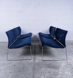 Kazuhide Takahama for Simon Gavina, Set of 4 Saghi Lounge Chairs, 1970s