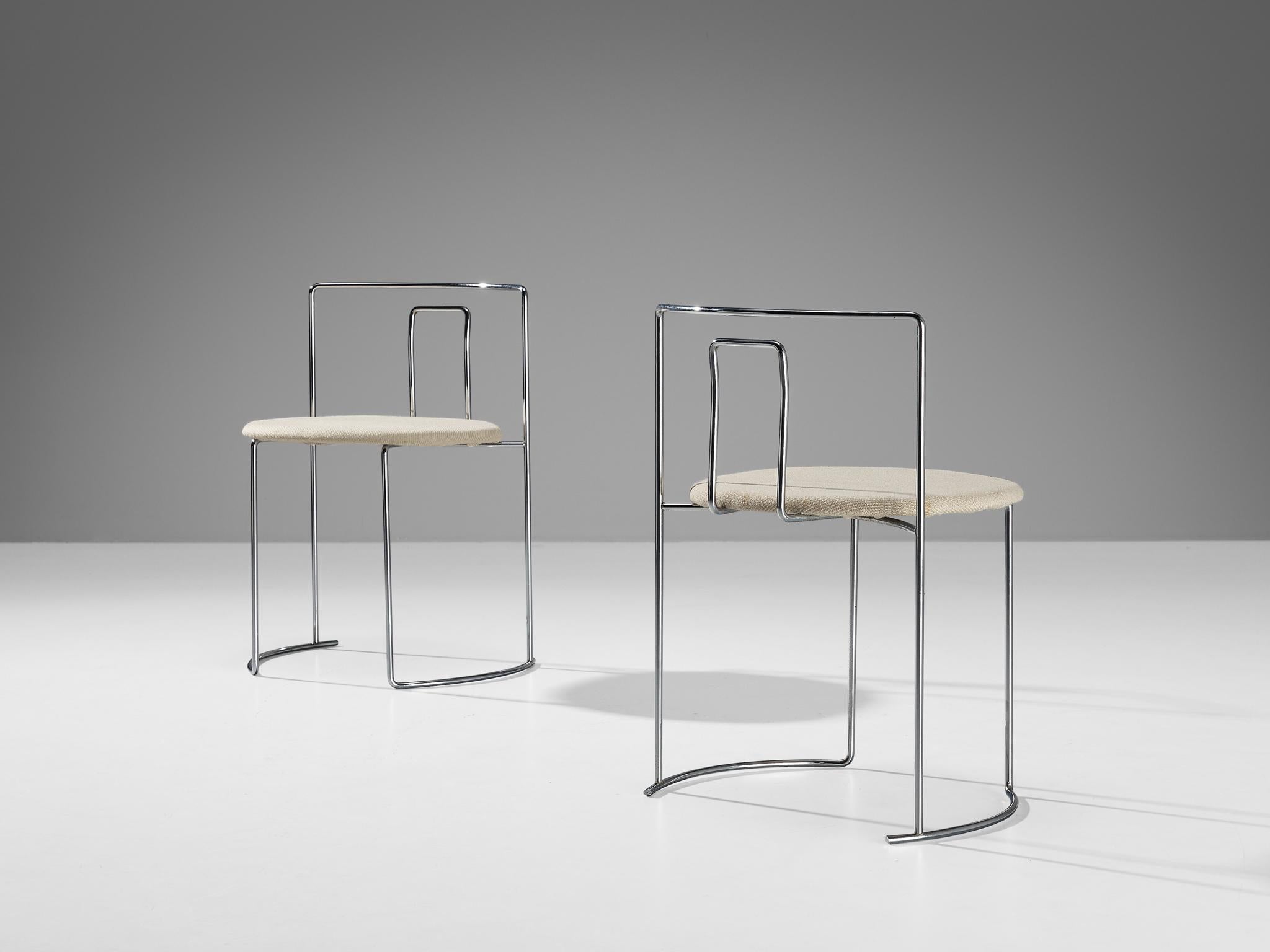 Postmoderne Kazuhide Takahama lot de quatre chaises de salle à manger 