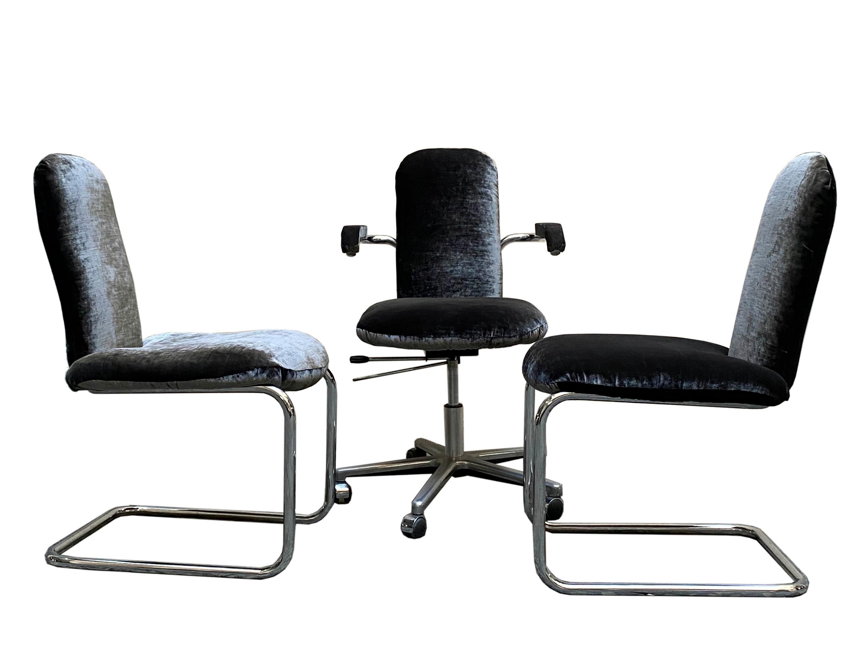 European Kazuhide Takahama for Simon Gavina Set of Three Chairs, Italy, 1970s For Sale