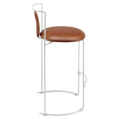 Kazuhide Takahama Gaja Bar Chair, Metal Frame, Mid-Century Style