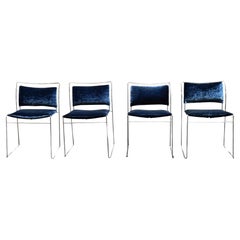 Kazuhide Takahama for Simon Gavina Set of 4 "Tulu" Chairs, Italy 1960s