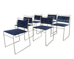 Kazuhide Takahama for Simon Gavina Set of 6 "Tulu" Chairs, Italy 1960s