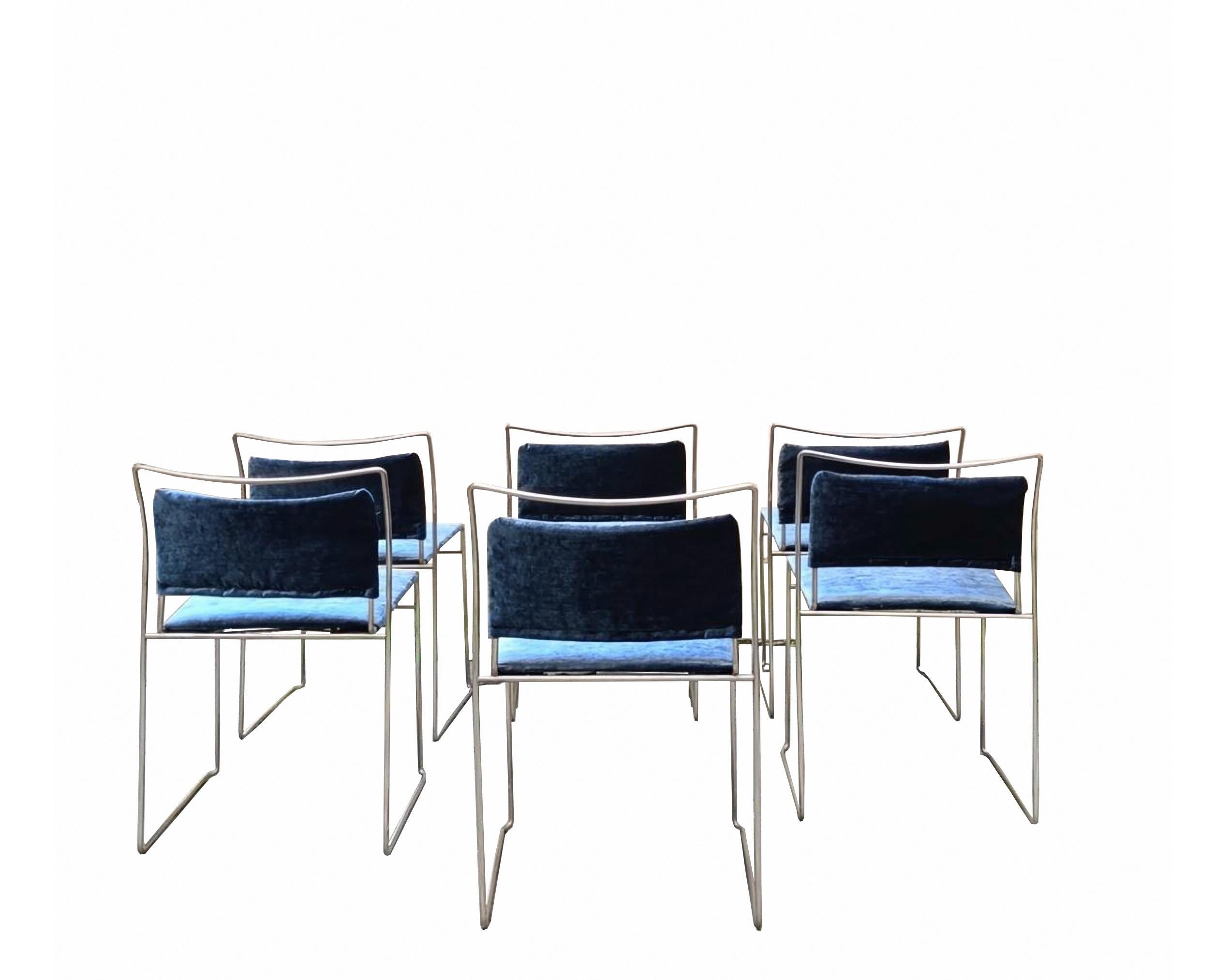 Mid-Century moderno Kazuhide Takahama per Simon Gavina Set di 6 Sedie 