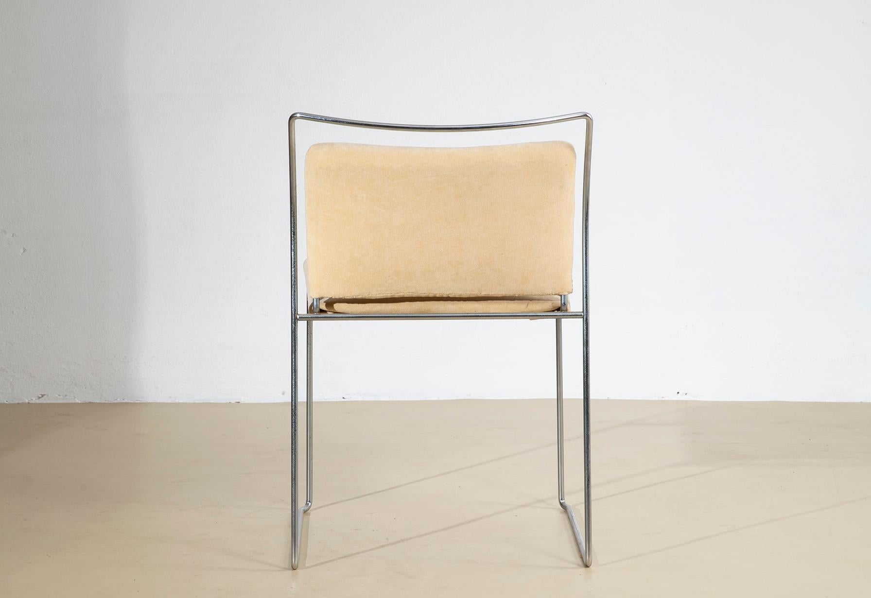 Acciaio Kazuhide Takahama, Set di sei sedie ‘Tulu’, 1968