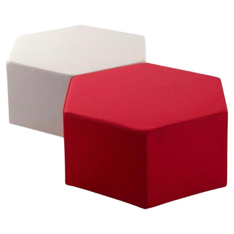 Kazuhide Takahama Set of 2 'Esa' Hexagonal Poufs for B-Line 1968 For Sale