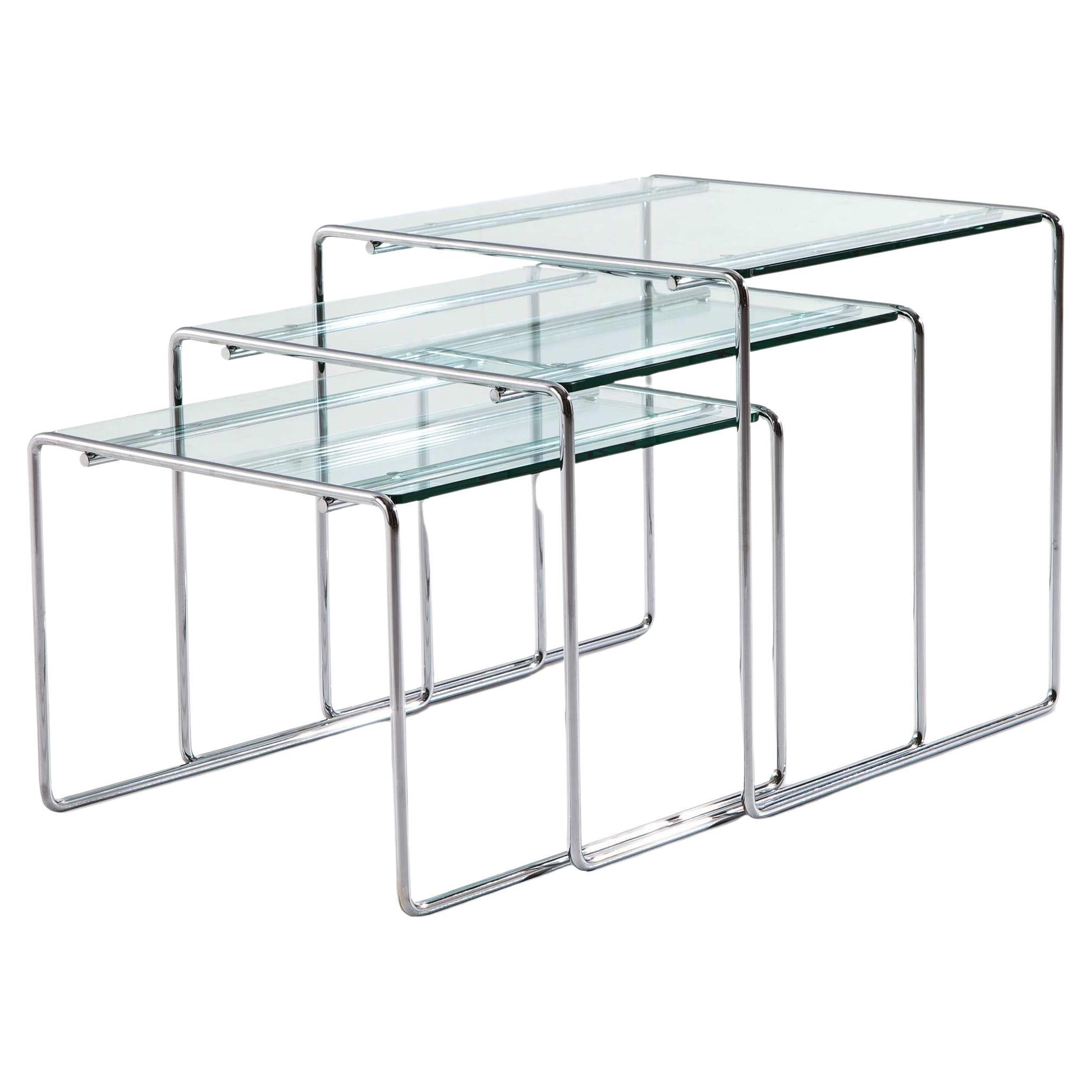 Kazuhide Takahama ensemble de trois tables basses Marcel T pour Cassina