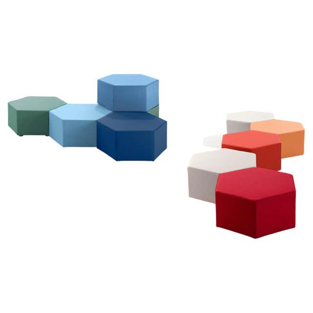 De Sede DS 600 'Snake' Seating Landscape with 80 Elements in Nappa ...