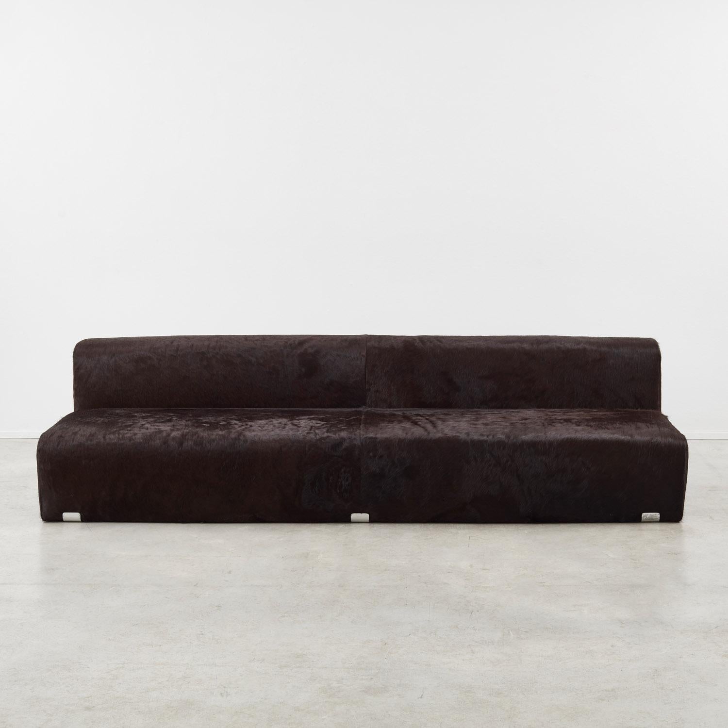 Modern Kazuhide Takahama three-seater Marcel sofa for Gavina, Italy, 1965