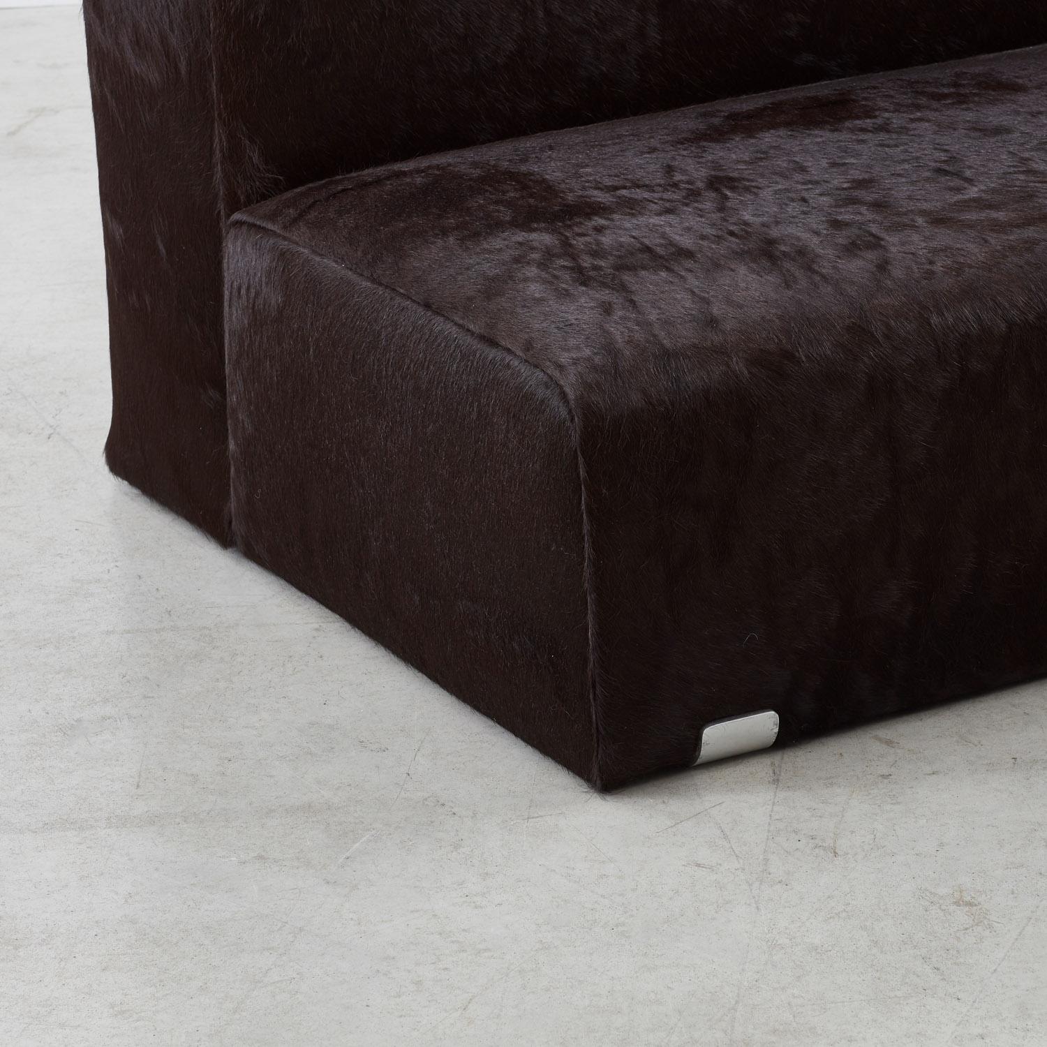Mid-20th Century Kazuhide Takahama three-seater Marcel sofa for Gavina, Italy, 1965
