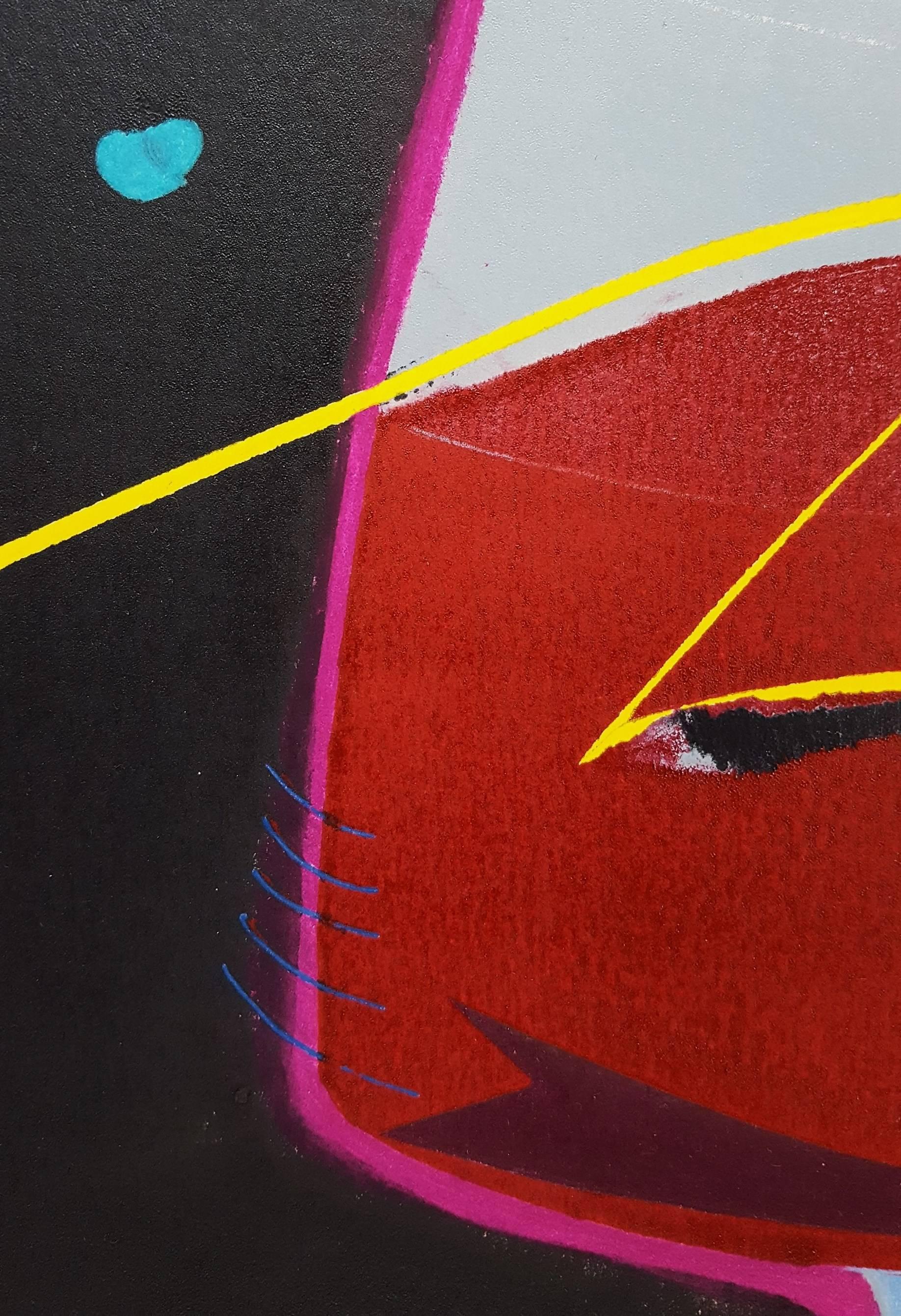 Un verre de vin rouge /// Contemporary Pop Art Modern Alcohol The Rolling Stones en vente 4