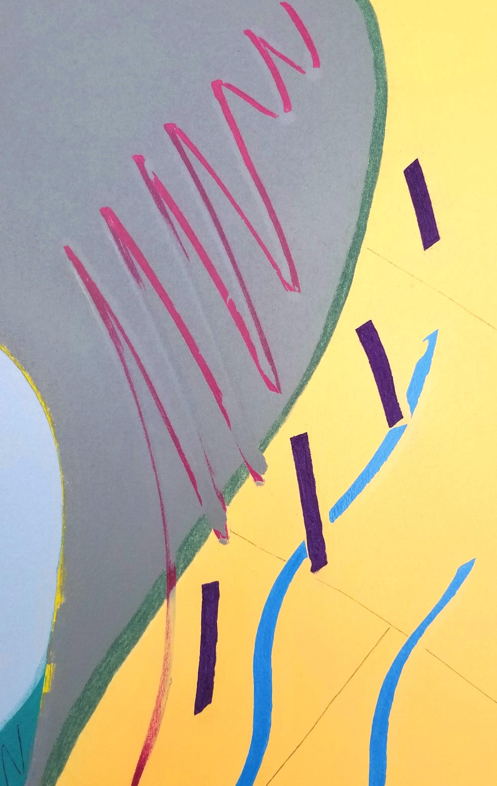 Scarpa da ballo /// Kazuhide Yamazaki Monotipo Arte Pop Contemporanea Danza Giallo in vendita 11