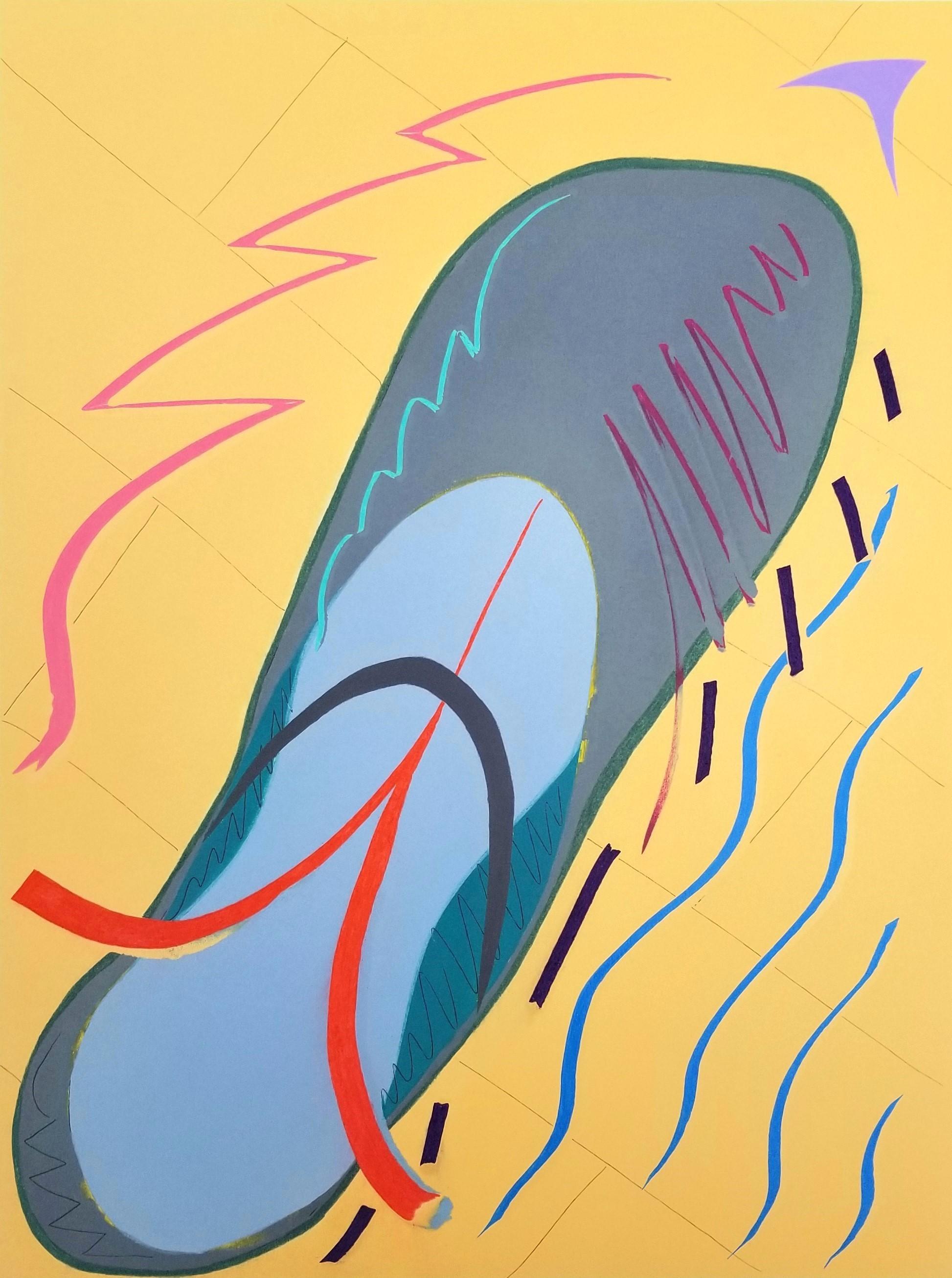 Artista: Kazuhide Yamazaki (giapponese-americano, 1951-2023)
Titolo: "Scarpa da ballo"
*Firmato e datato da Yamazaki a matita in basso a destra.
Anno: 1981
Mezzo di comunicazione: Monotipo originale su carta Arches
Edizione limitata: