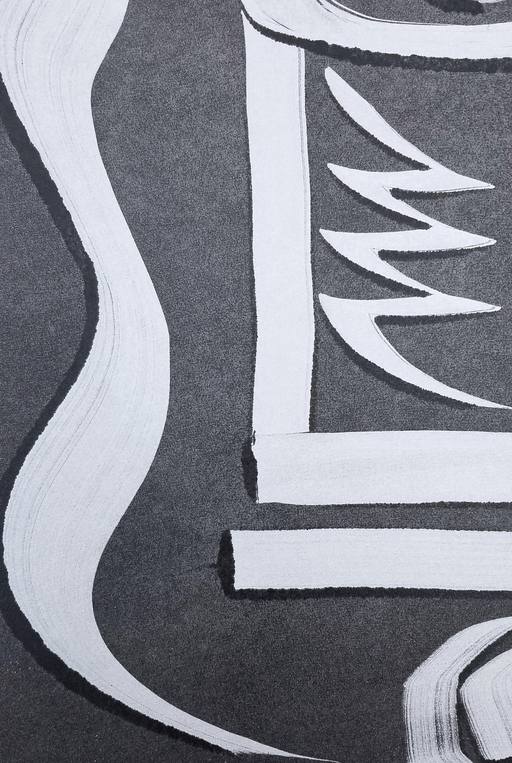 Kaffeebecher /// Contemporary Abstract Pop Art The Rolling Stones Monotype Print im Angebot 8