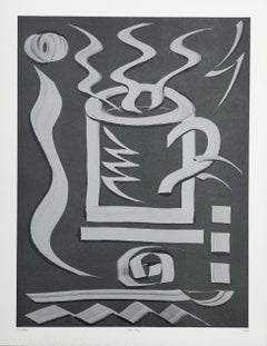 Coffee Mug /// Contemporary Abstract Pop Art The Rolling Stones Monotype Print