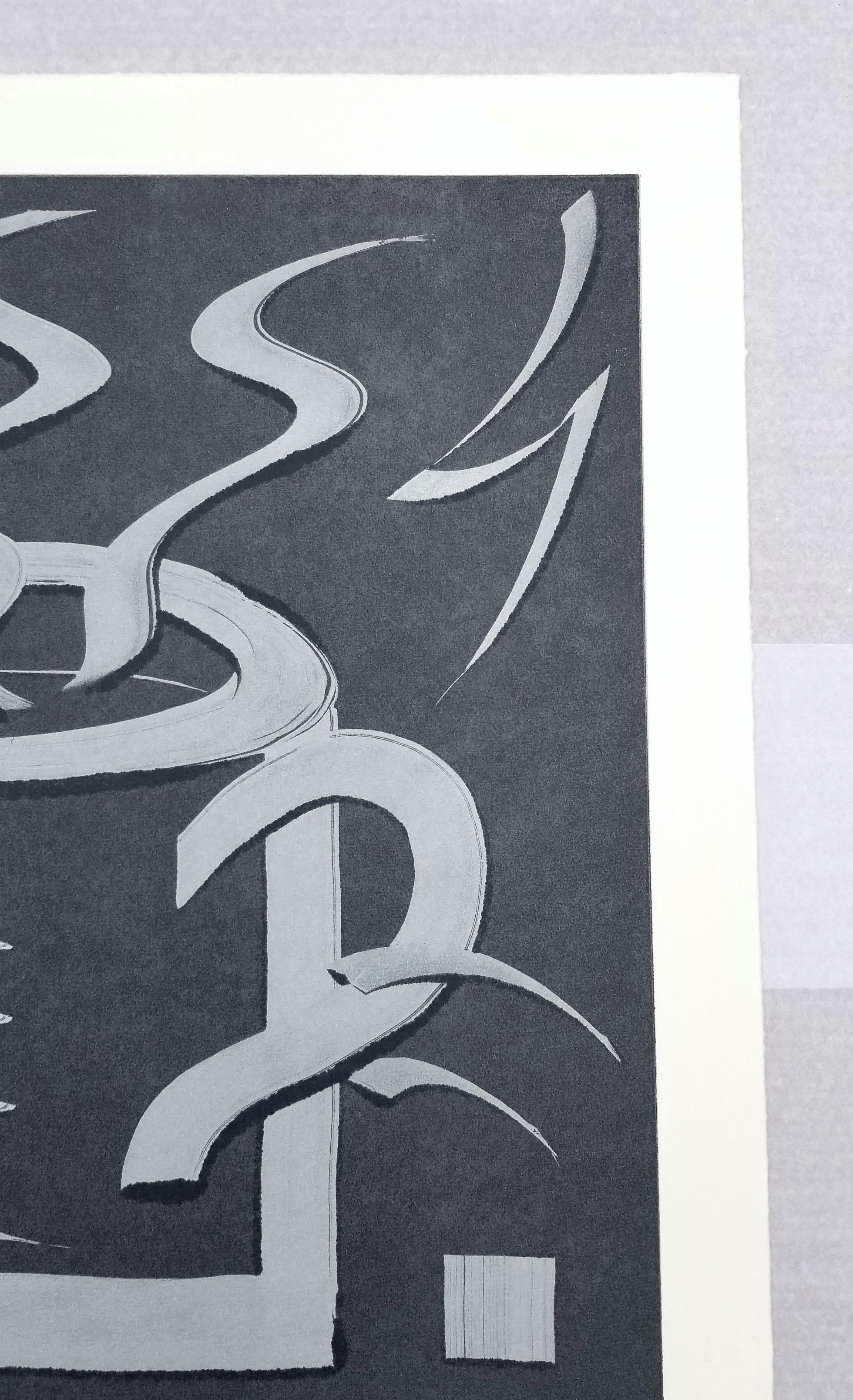 Kaffeebecher /// Contemporary Abstract Pop Art The Rolling Stones Monotype Print im Angebot 3
