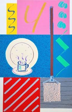 House Job /// Kazuhide Yamazaki Monotype Contemporary Pop Art Coffee Interior