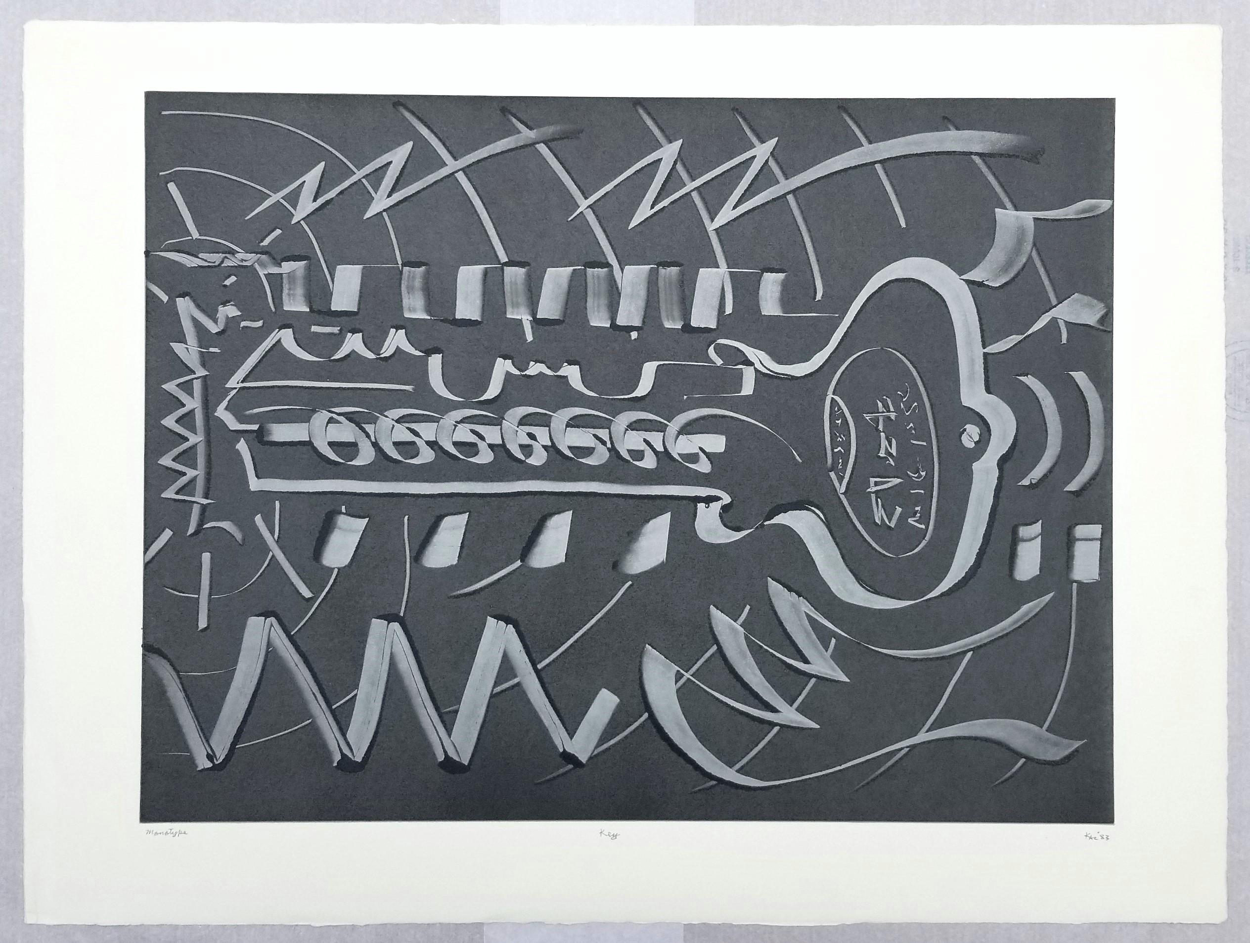 Clave /// Arte Pop Abstracto Contemporáneo Impresión Monotipo The Rolling Stones Nueva York - Print Arte pop de Kazuhide Yamazaki