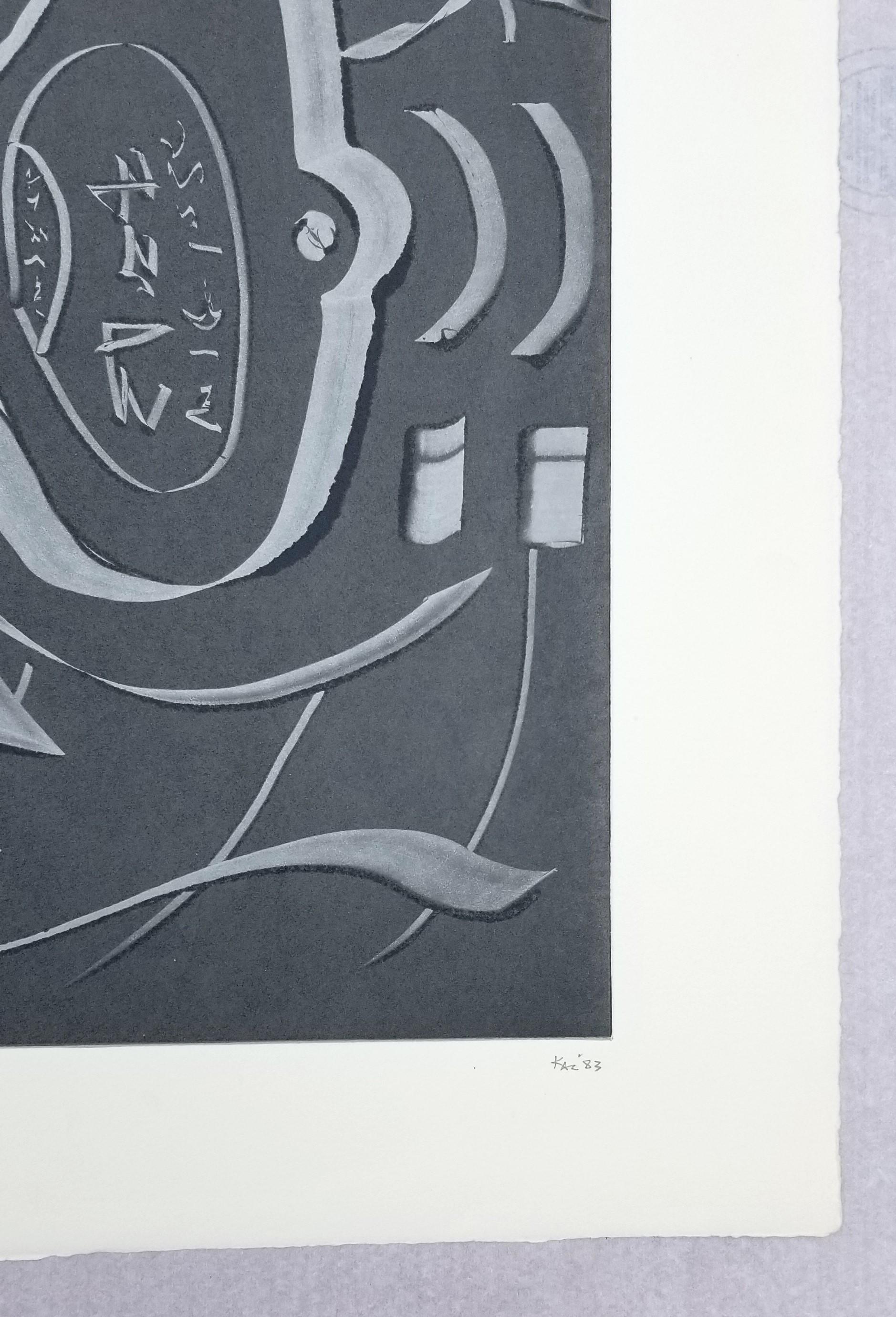 Clave /// Arte Pop Abstracto Contemporáneo Impresión Monotipo The Rolling Stones Nueva York en venta 2