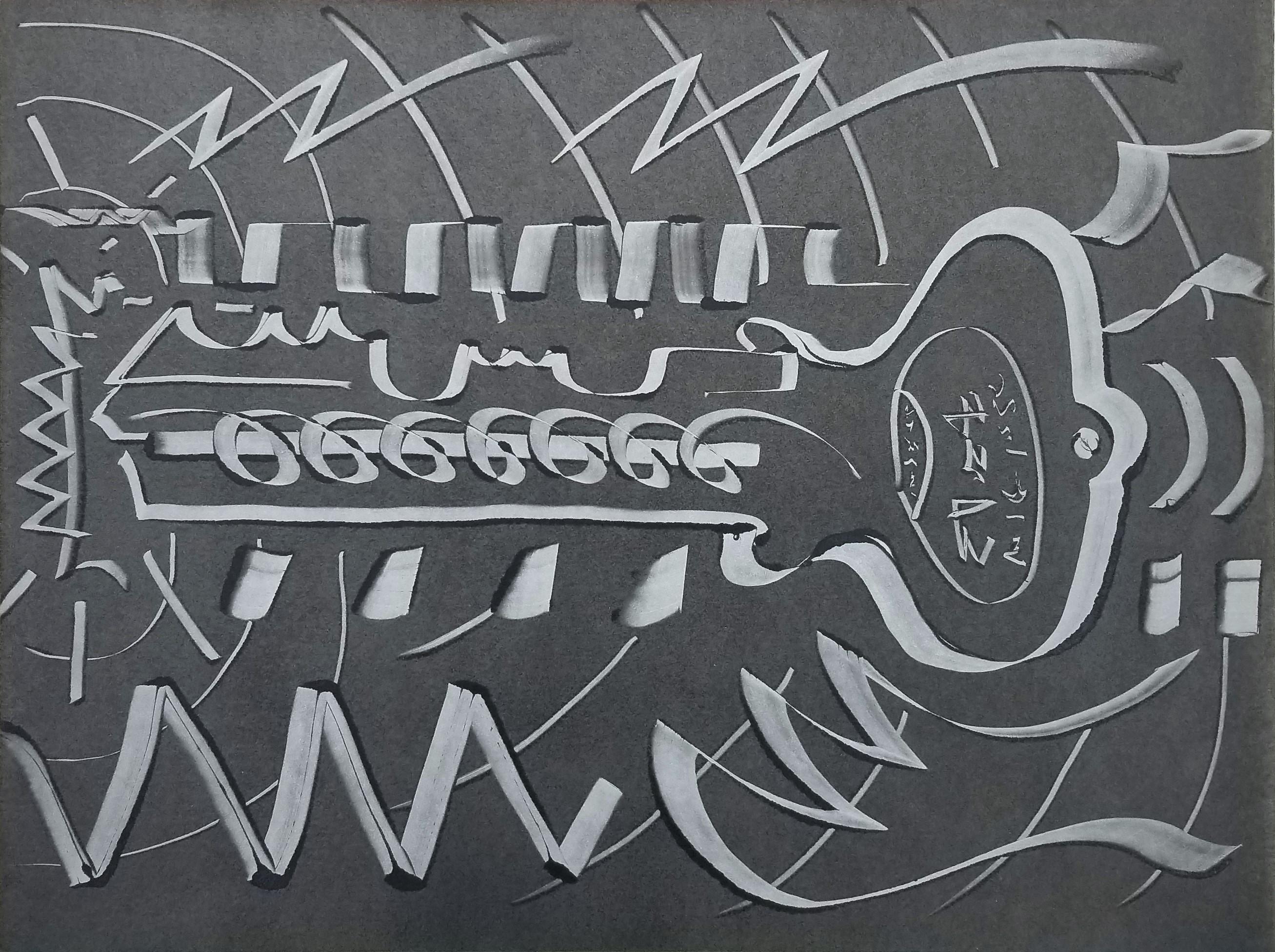 Key /// Contemporary Abstract Pop Art The Rolling Stones Stampa monotipo New York
