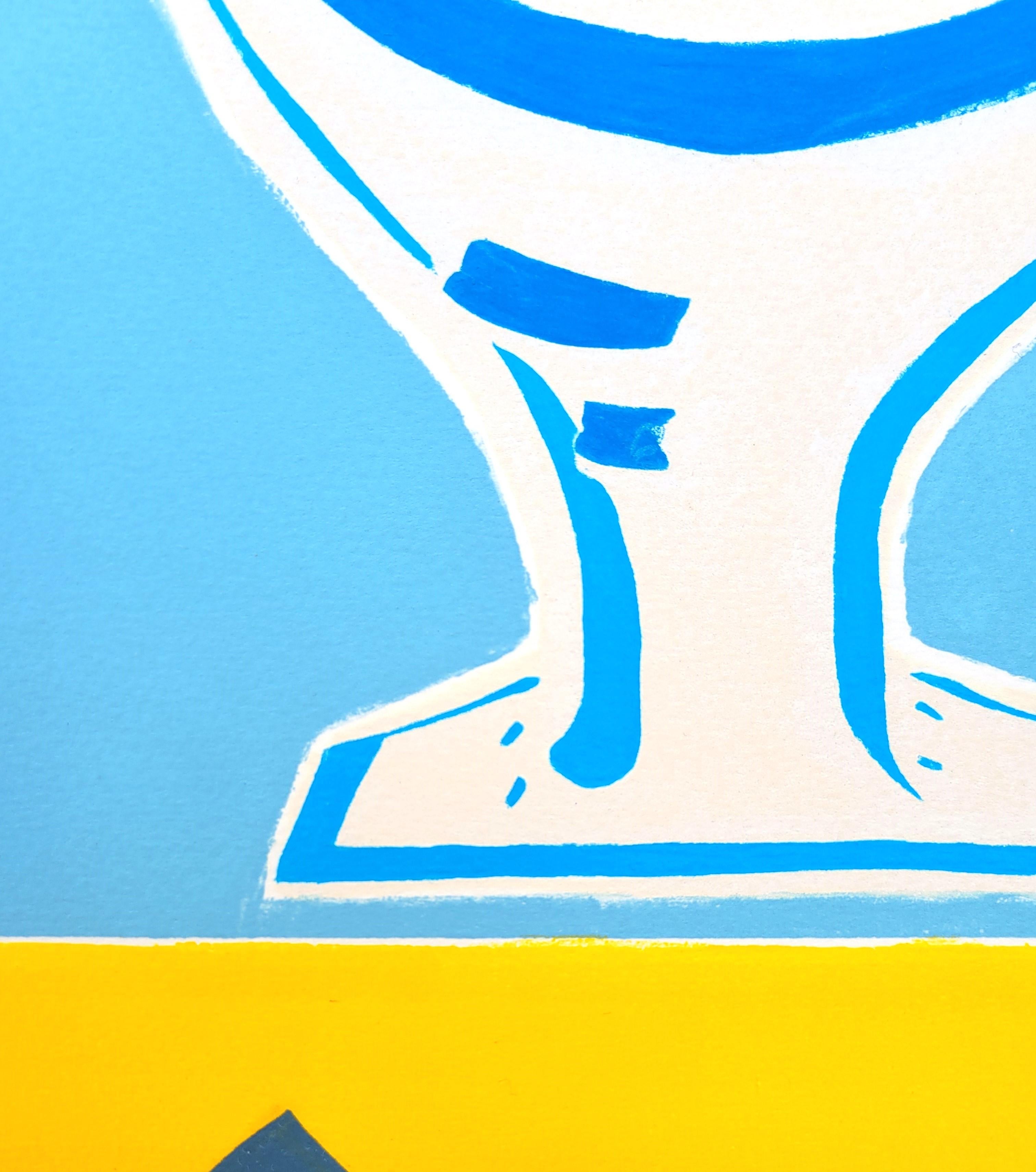 Morning Rush /// Kazuhide Yamazaki Monotype Contemporary Pop Art Bathroom Shirt For Sale 11