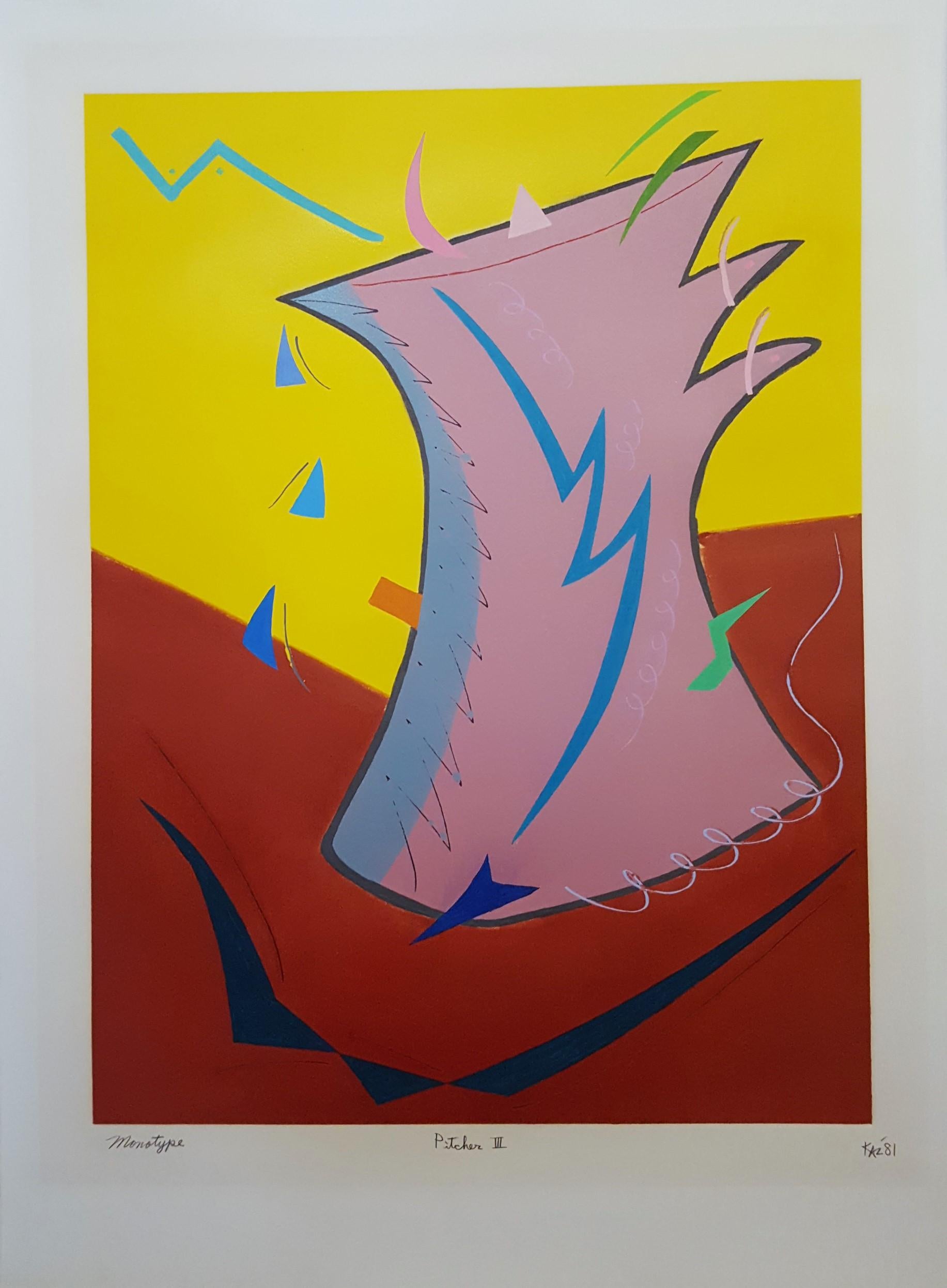 Pitcher III /// Serigrafia Street Pop Art Contemporary Food The Rolling Stones - Print di Kazuhide Yamazaki